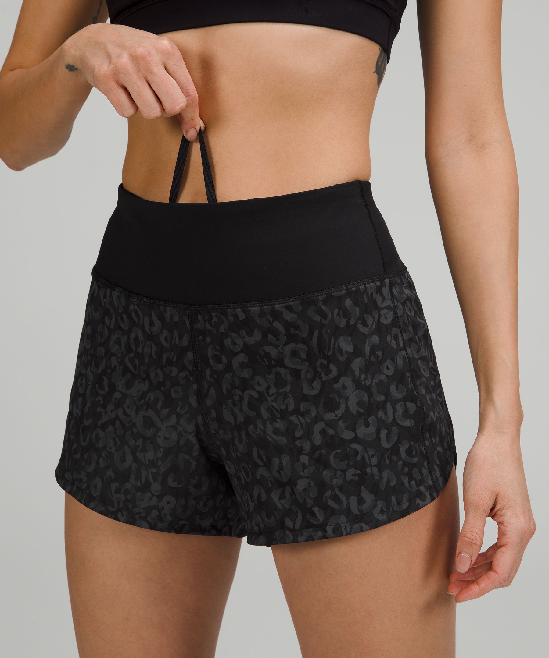 Lululemon Shorts Dame Svarte | 10452-JMLR