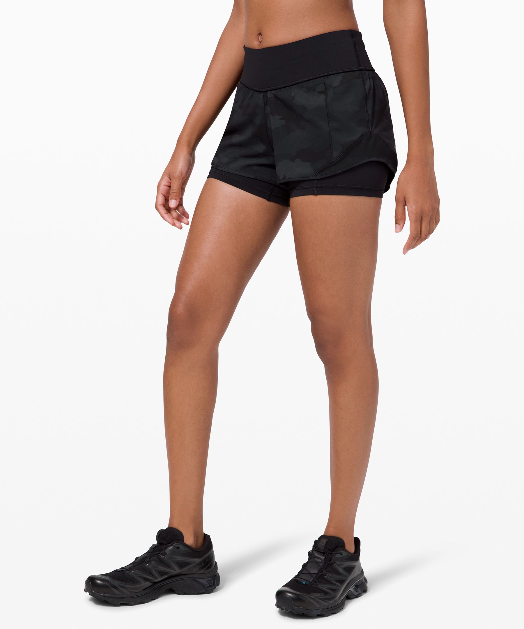 Lululemon Shorts Dame Svarte | 16049-ZKUG
