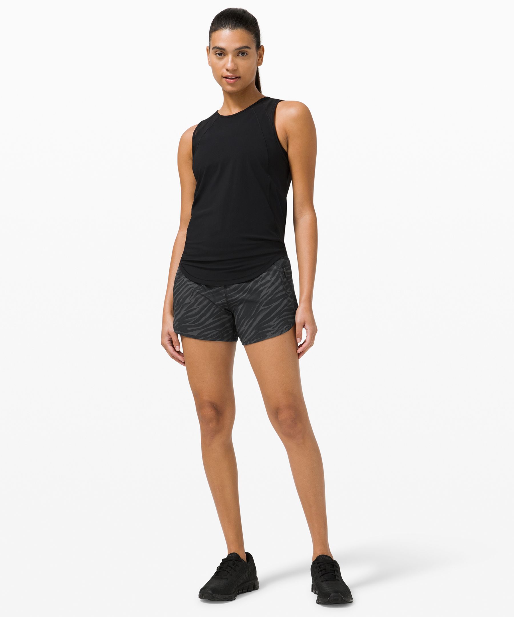 Lululemon Shorts Dame Svarte | 17684-JFES