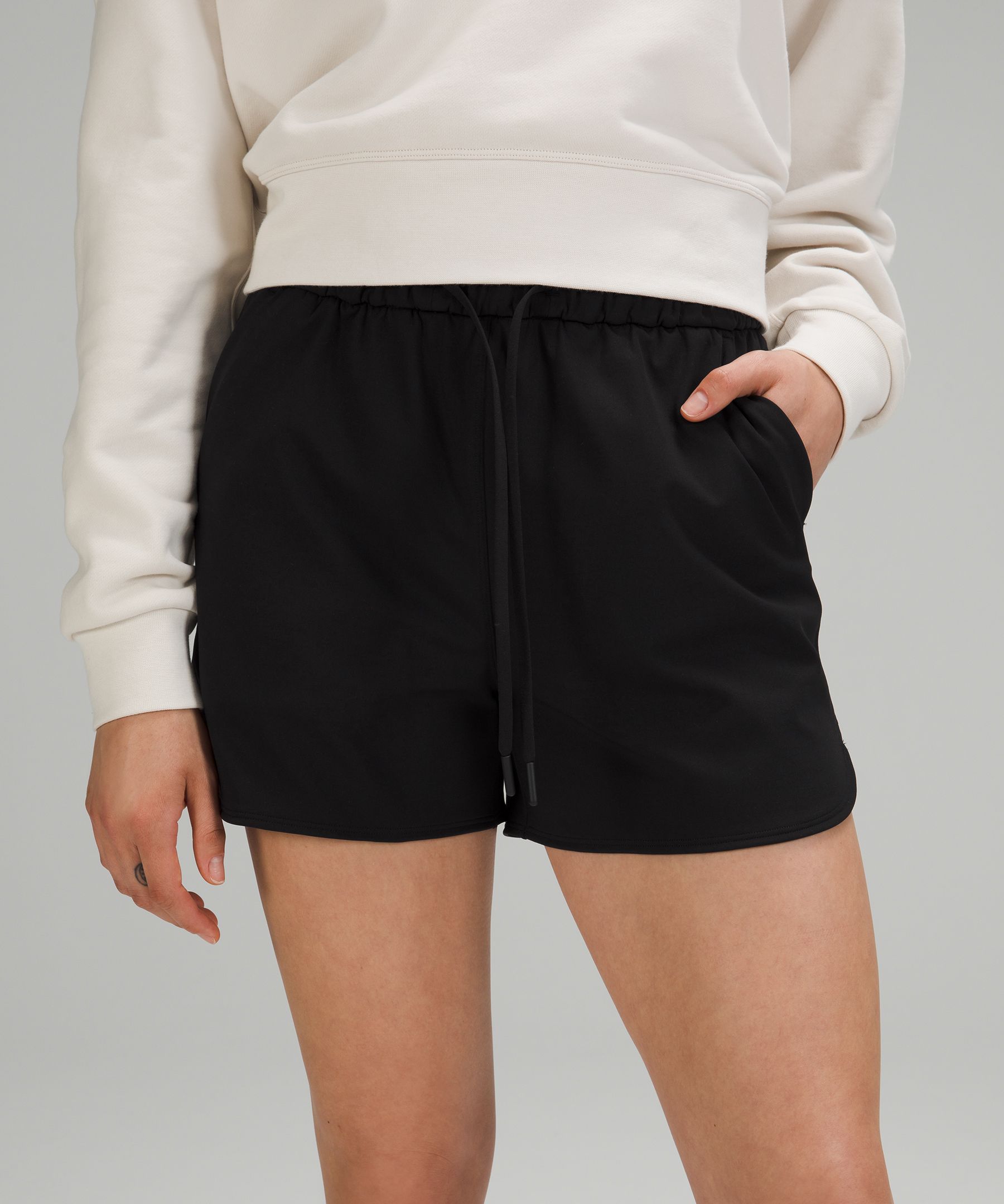 Lululemon Shorts Dame Svarte | 27941-PMNX
