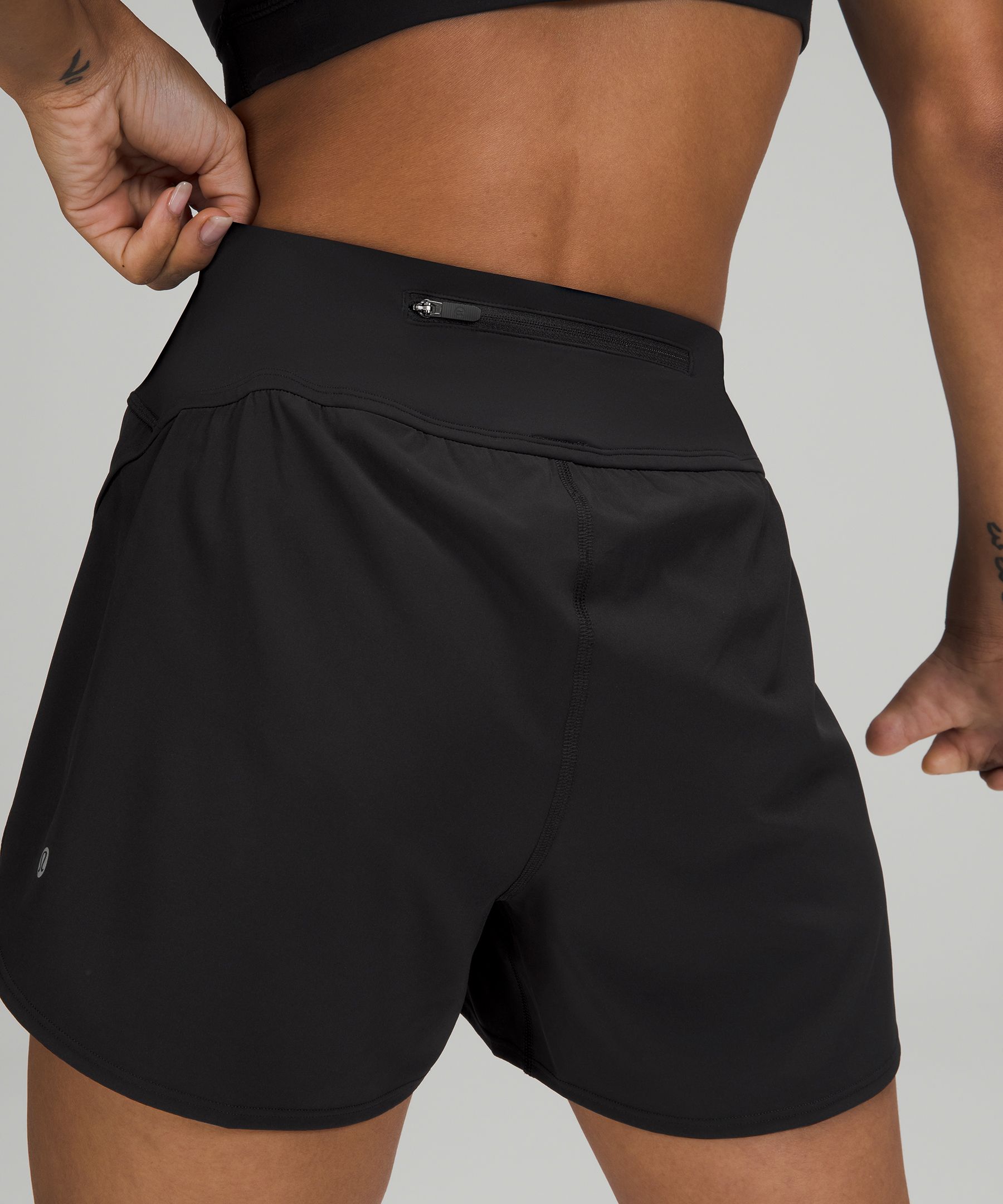 Lululemon Shorts Dame Svarte | 71025-PBRJ