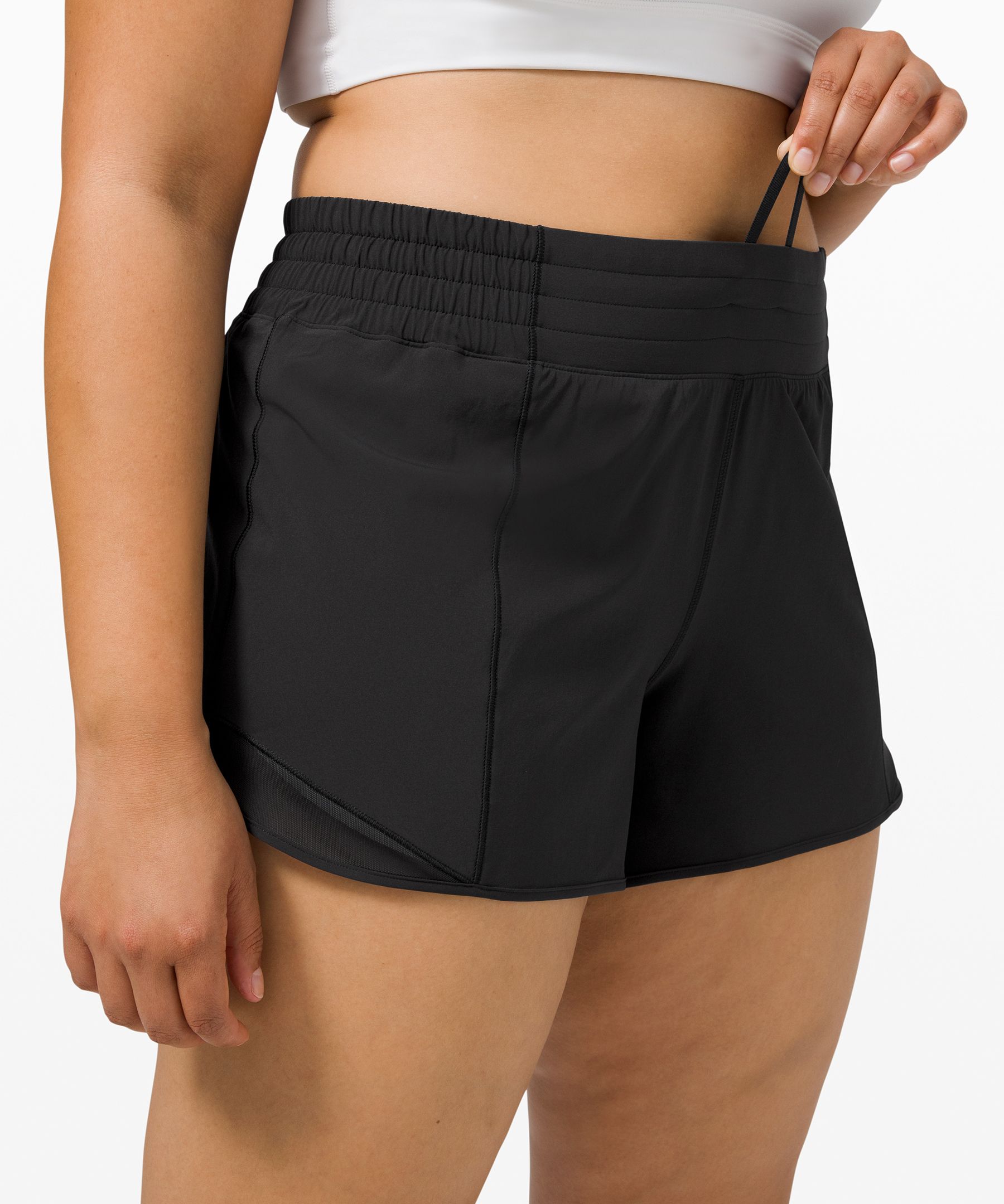 Lululemon Shorts Dame Svarte | 72581-KFED