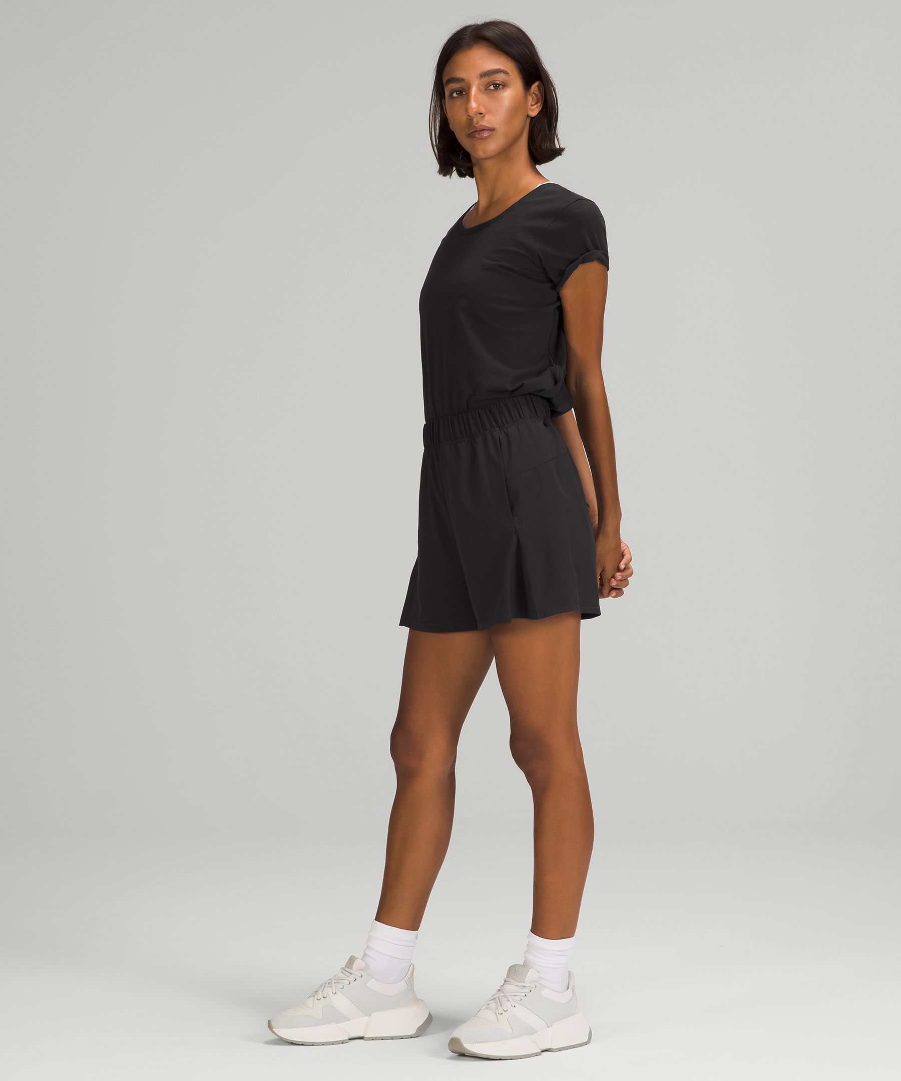 Lululemon Shorts Dame Svarte | 74201-GIJY