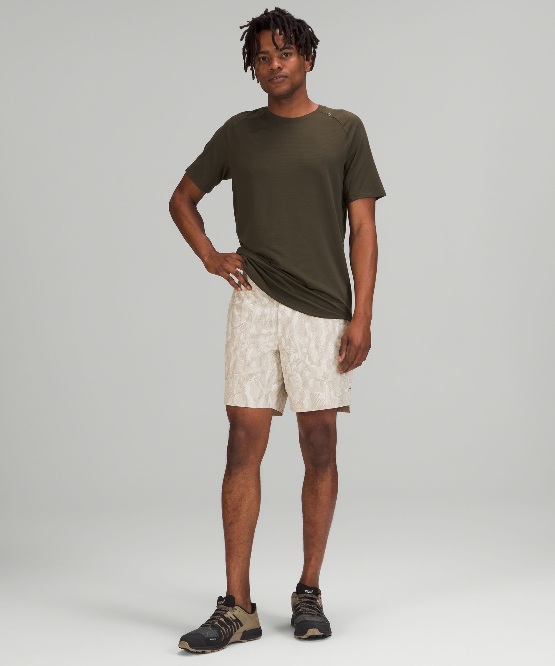Lululemon Shorts Herre Beige | 27436-OLVR