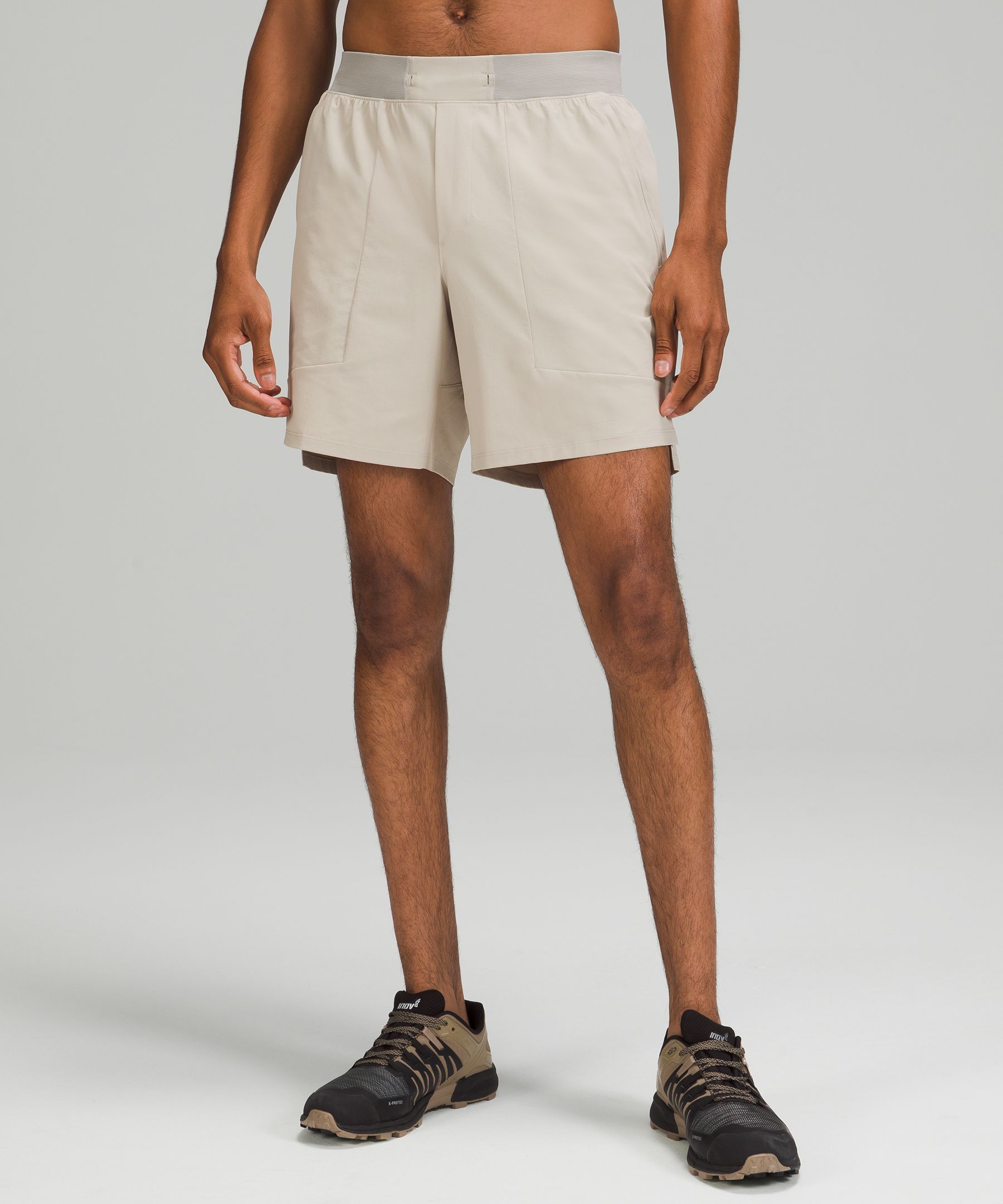Lululemon Shorts Herre Beige | 42635-MBEQ