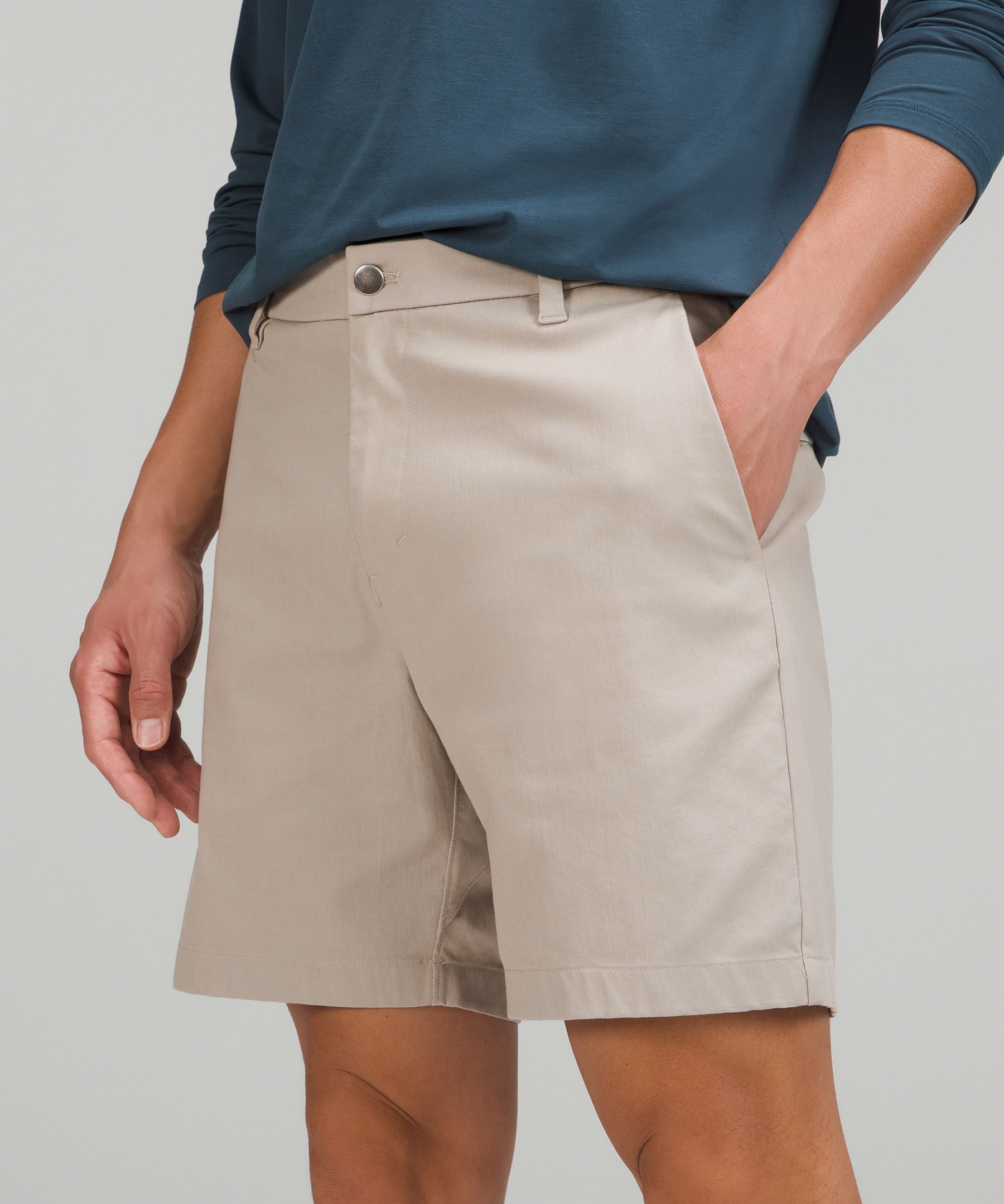 Lululemon Shorts Herre Beige | 47598-TNHB