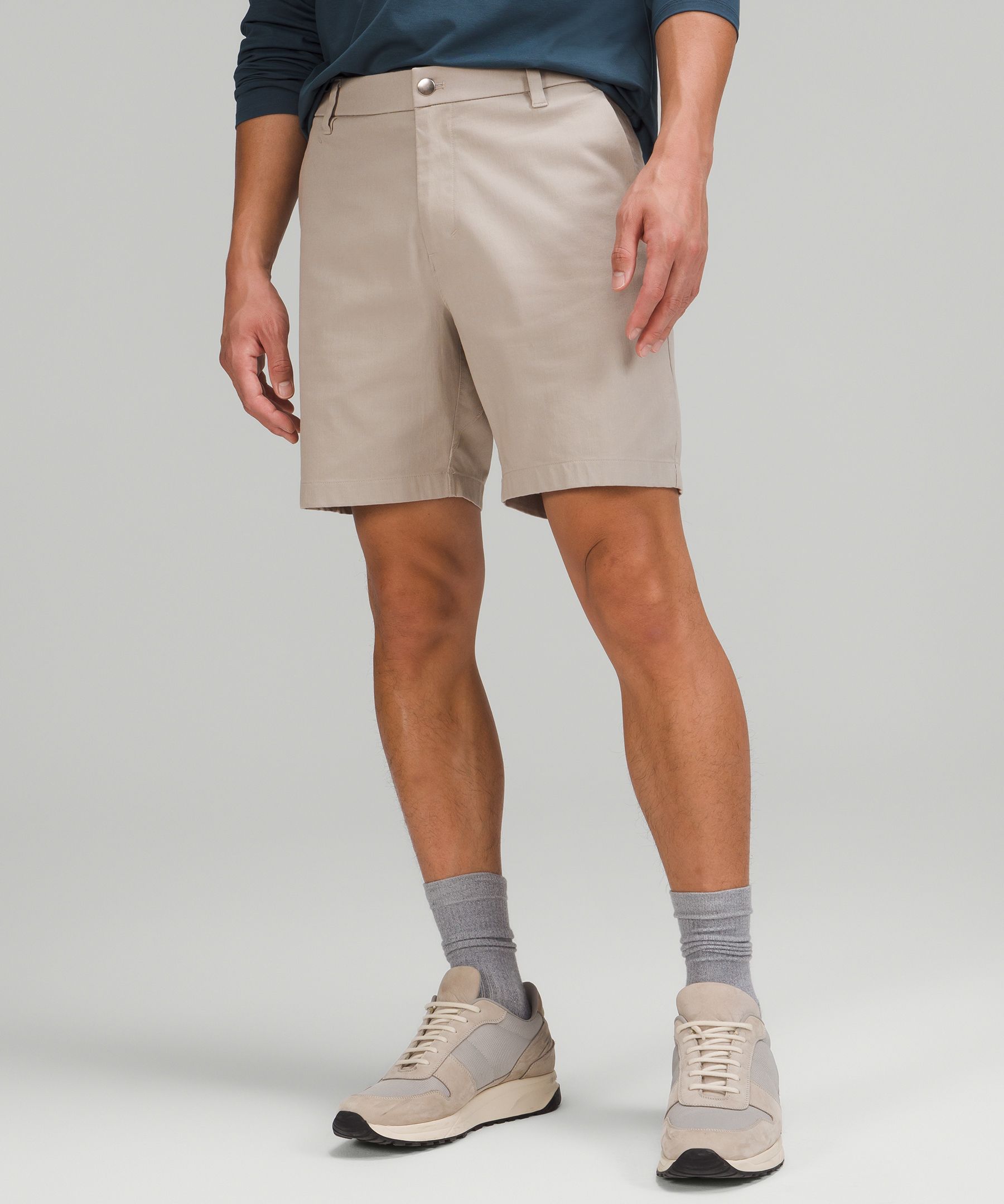 Lululemon Shorts Herre Beige | 47598-TNHB