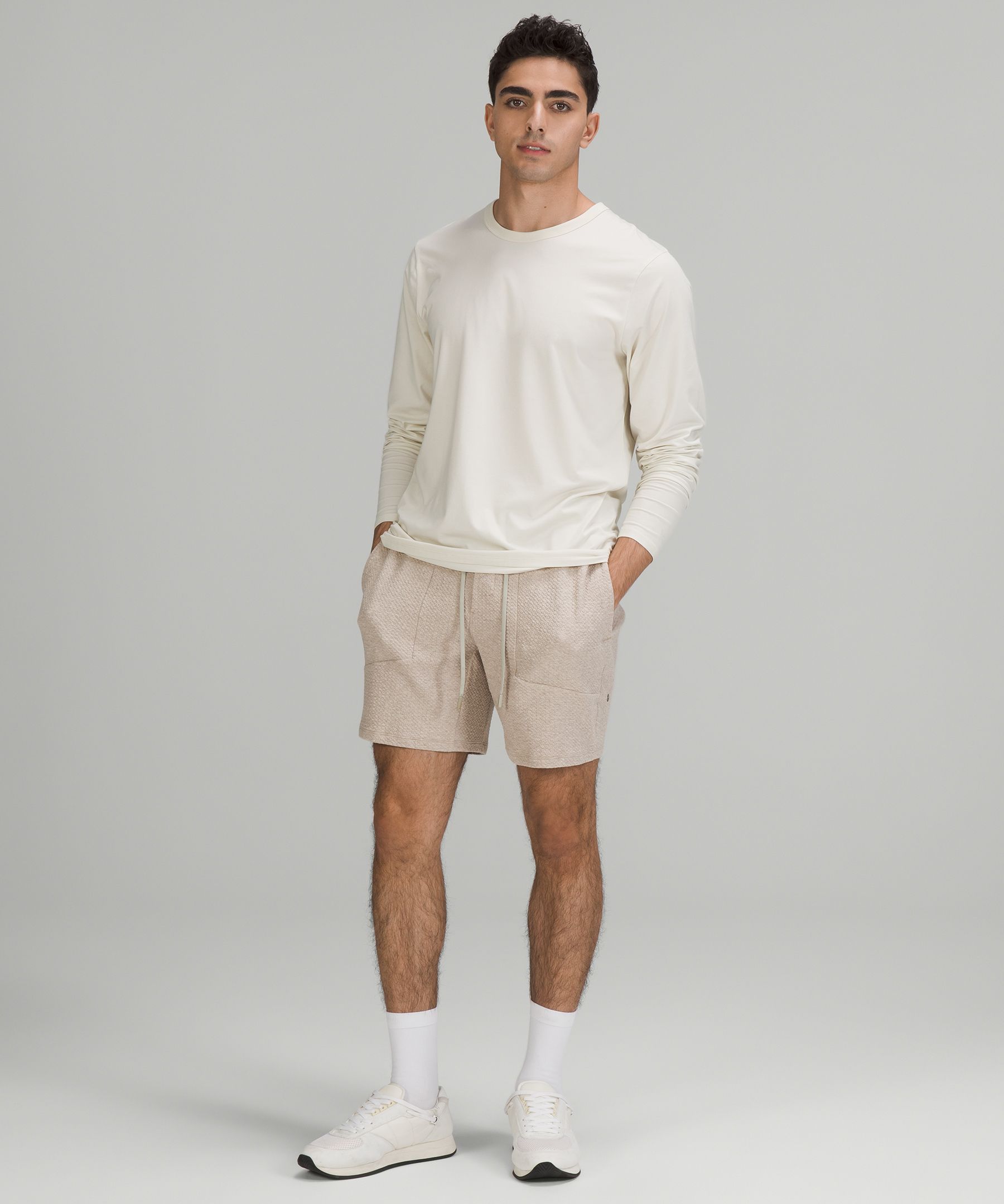 Lululemon Shorts Herre Beige | 48317-FCYU