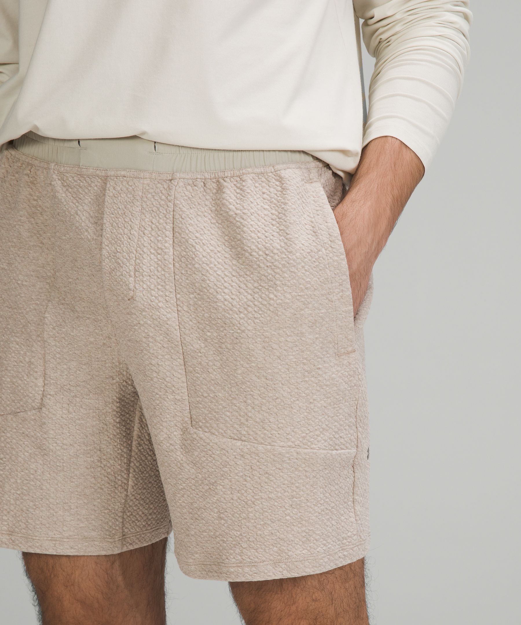 Lululemon Shorts Herre Beige | 48317-FCYU