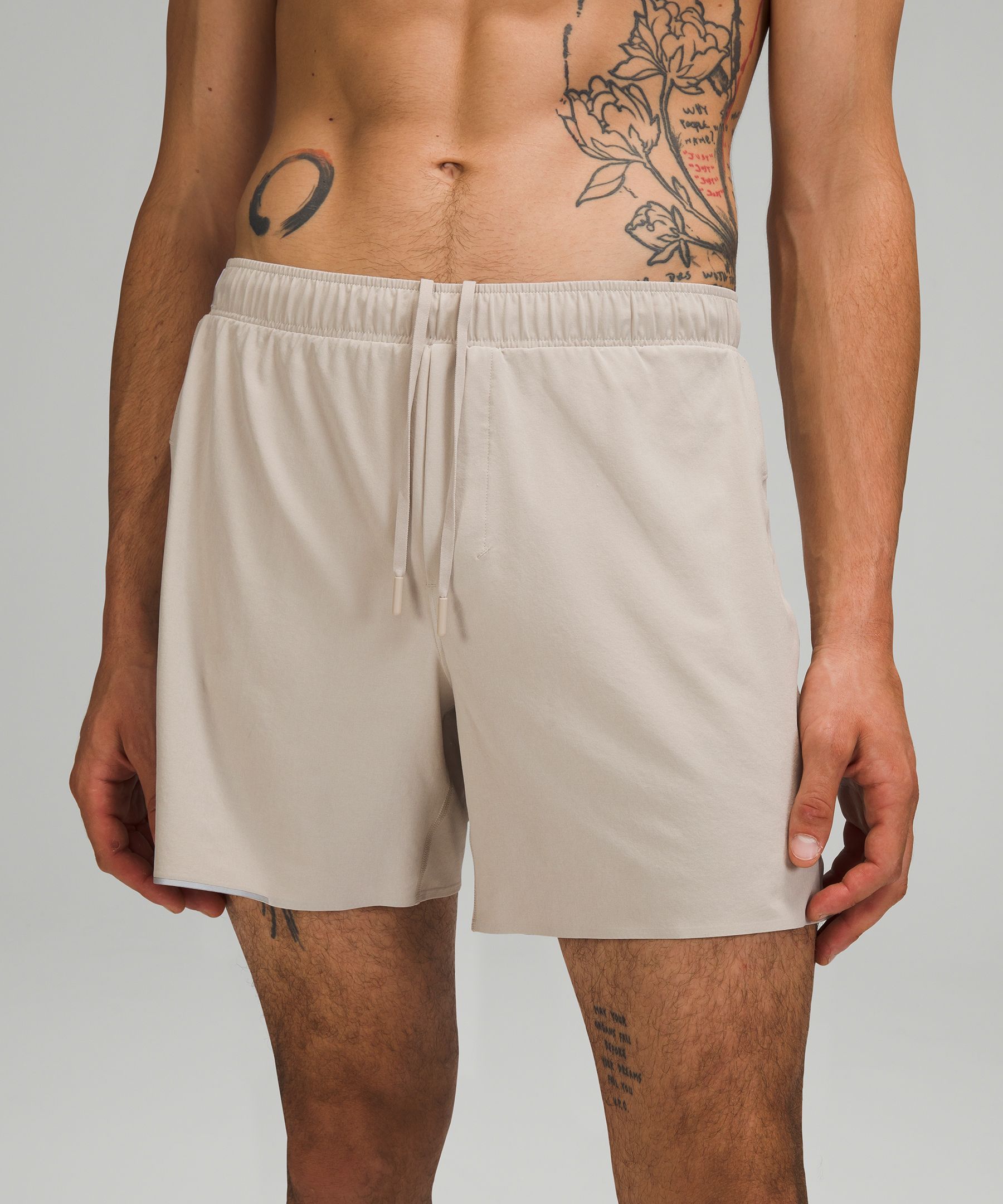 Lululemon Shorts Herre Beige | 73059-UYRB