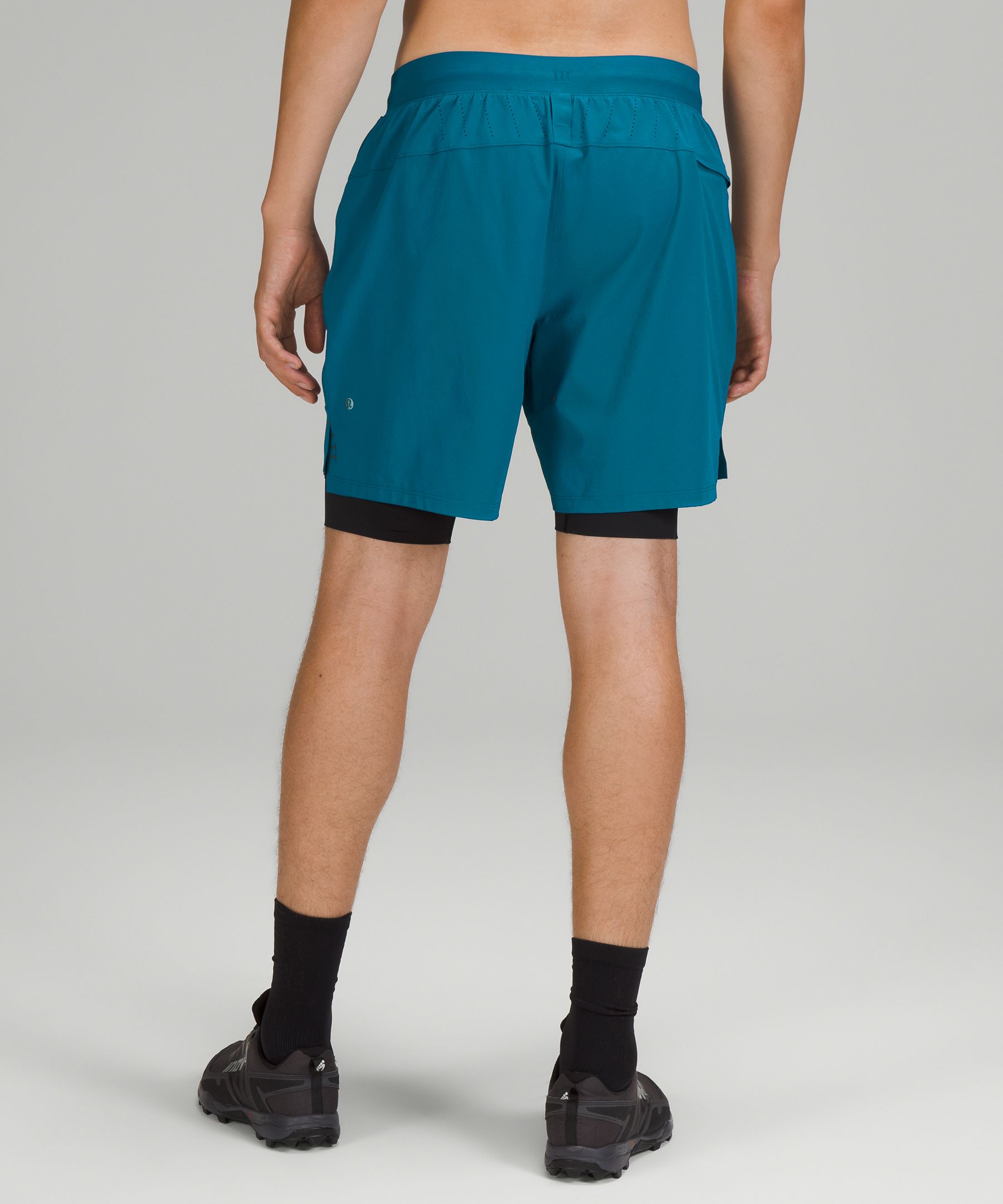 Lululemon Shorts Herre Blå | 38096-GFIX