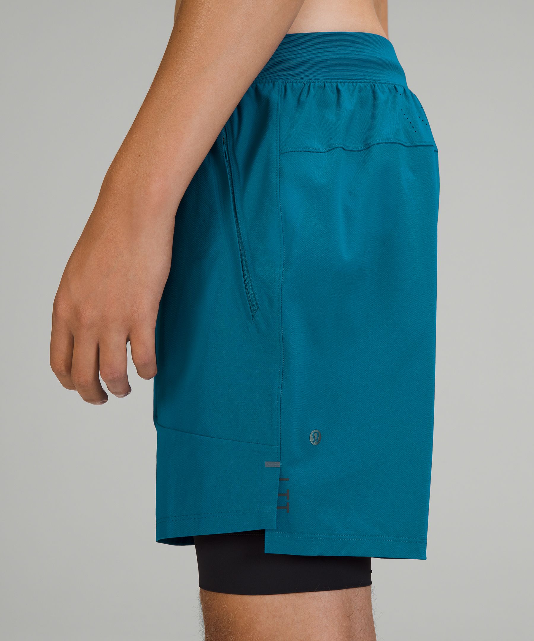 Lululemon Shorts Herre Blå | 38096-GFIX