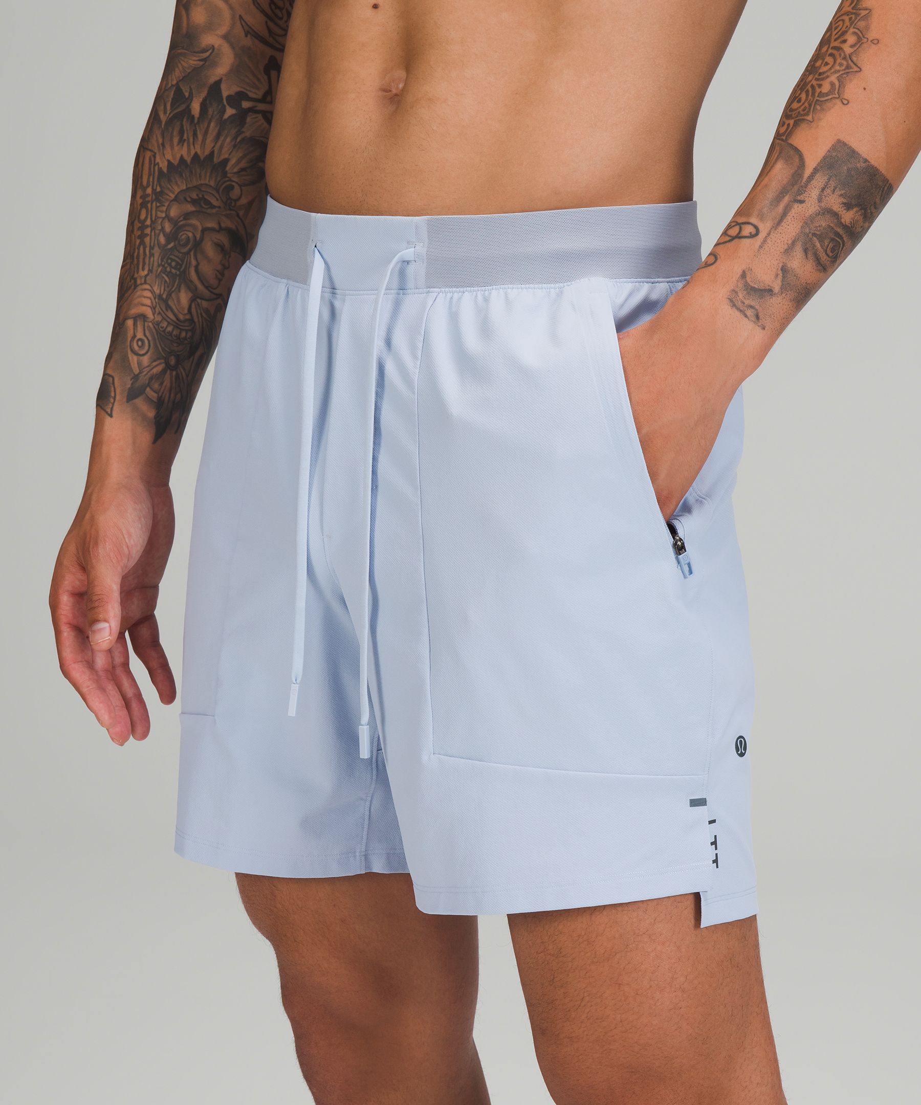 Lululemon Shorts Herre Blå | 42137-YFZN