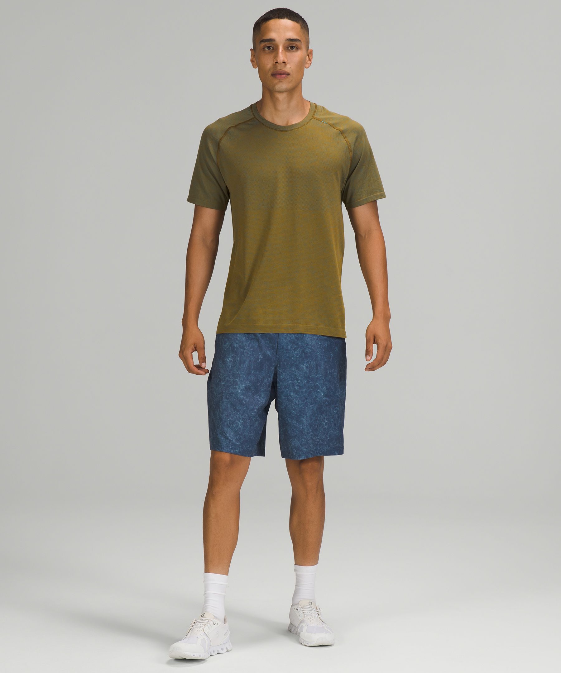 Lululemon Shorts Herre Blå | 57921-VTNU