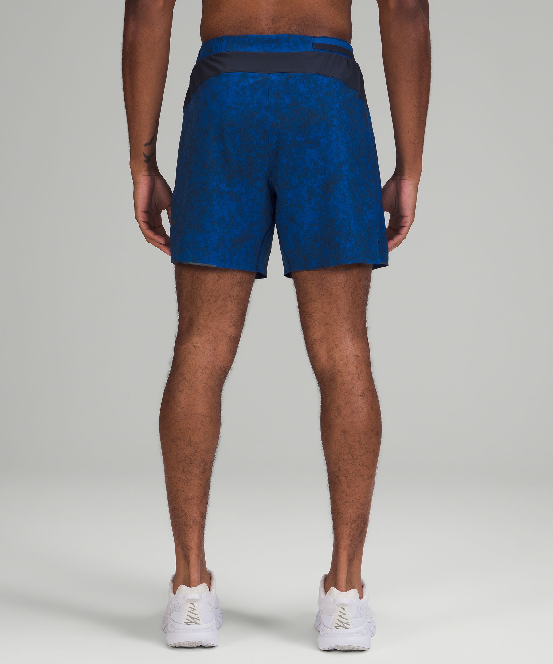 Lululemon Shorts Herre Blå Marineblå | 43597-MAXH