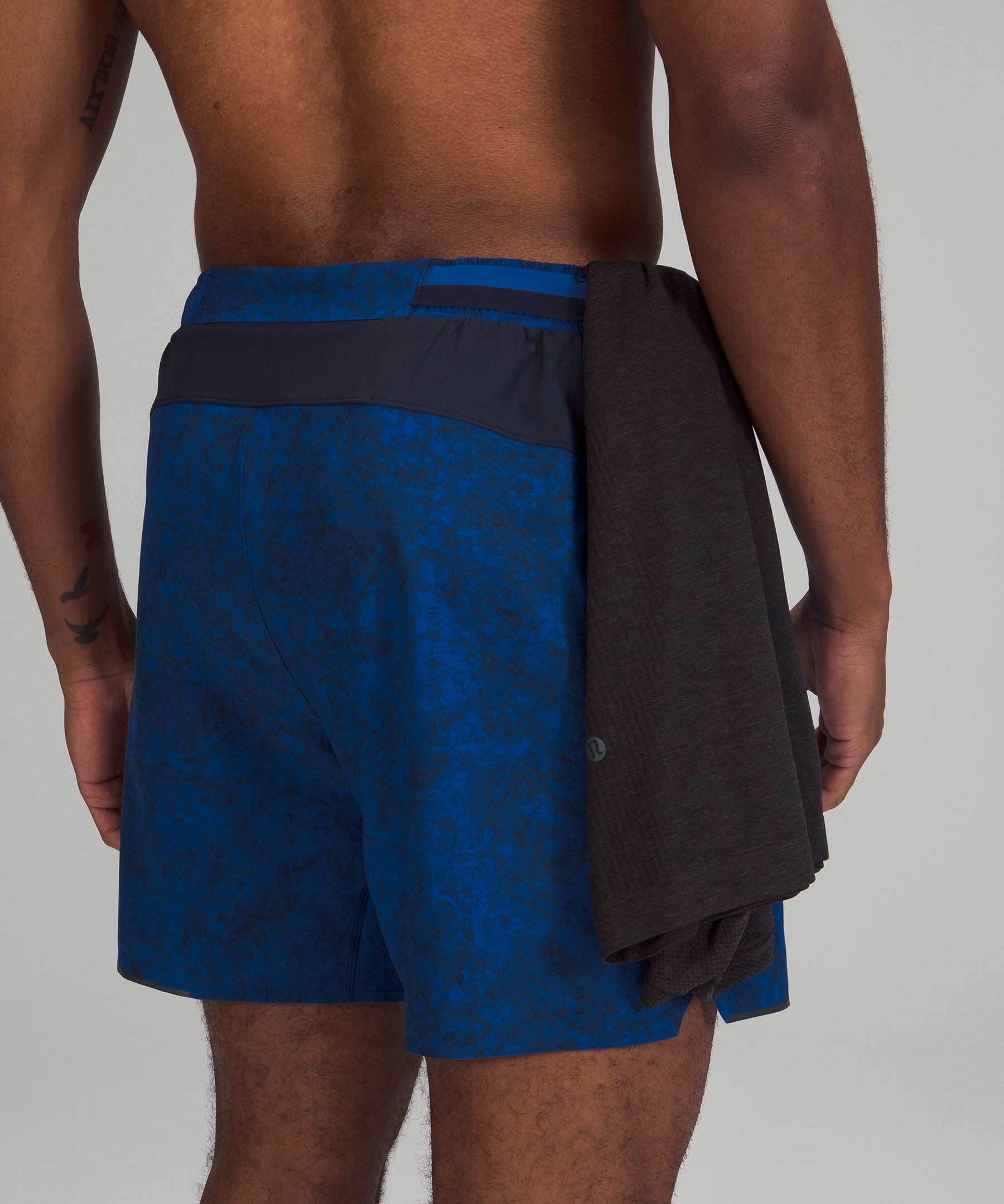 Lululemon Shorts Herre Blå Marineblå | 43597-MAXH