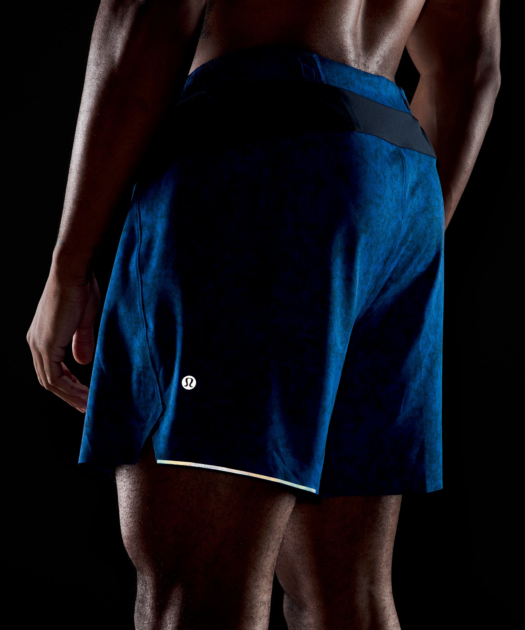 Lululemon Shorts Herre Blå Marineblå | 43597-MAXH