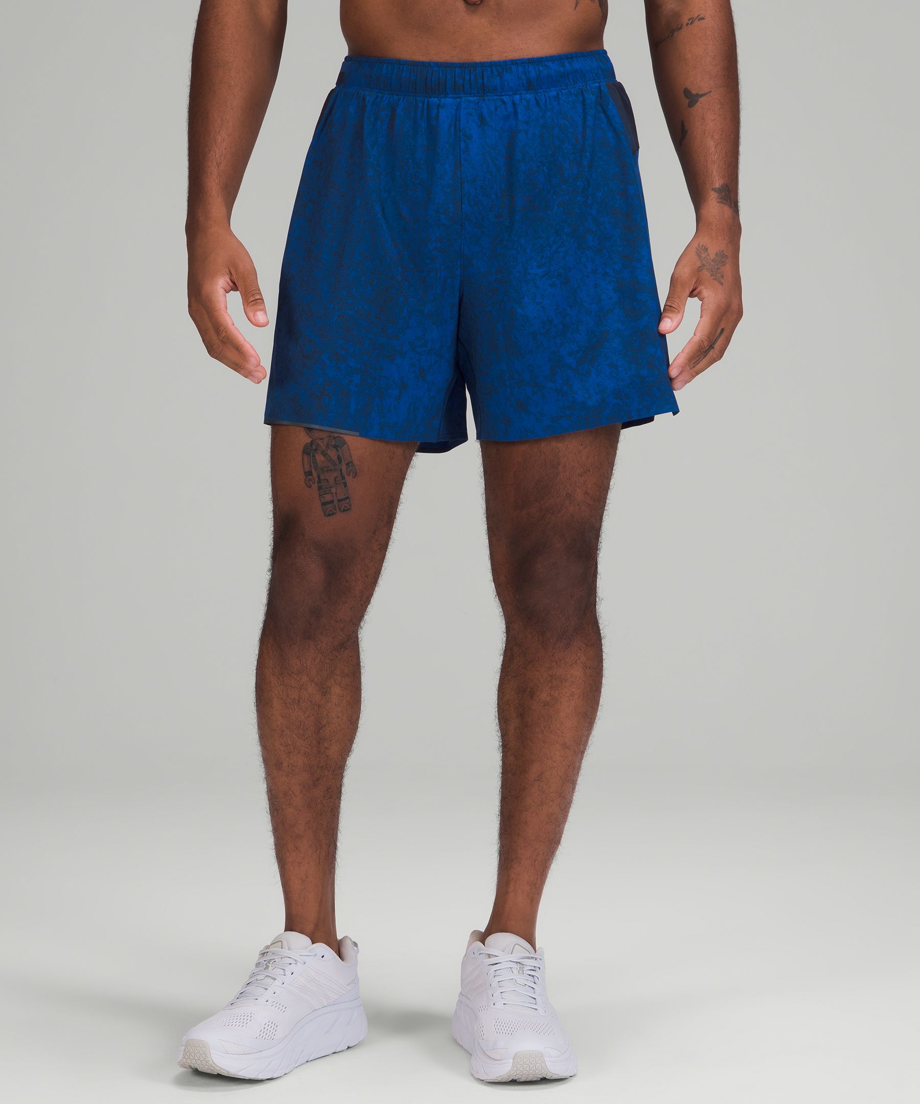 Lululemon Shorts Herre Blå Marineblå | 43597-MAXH