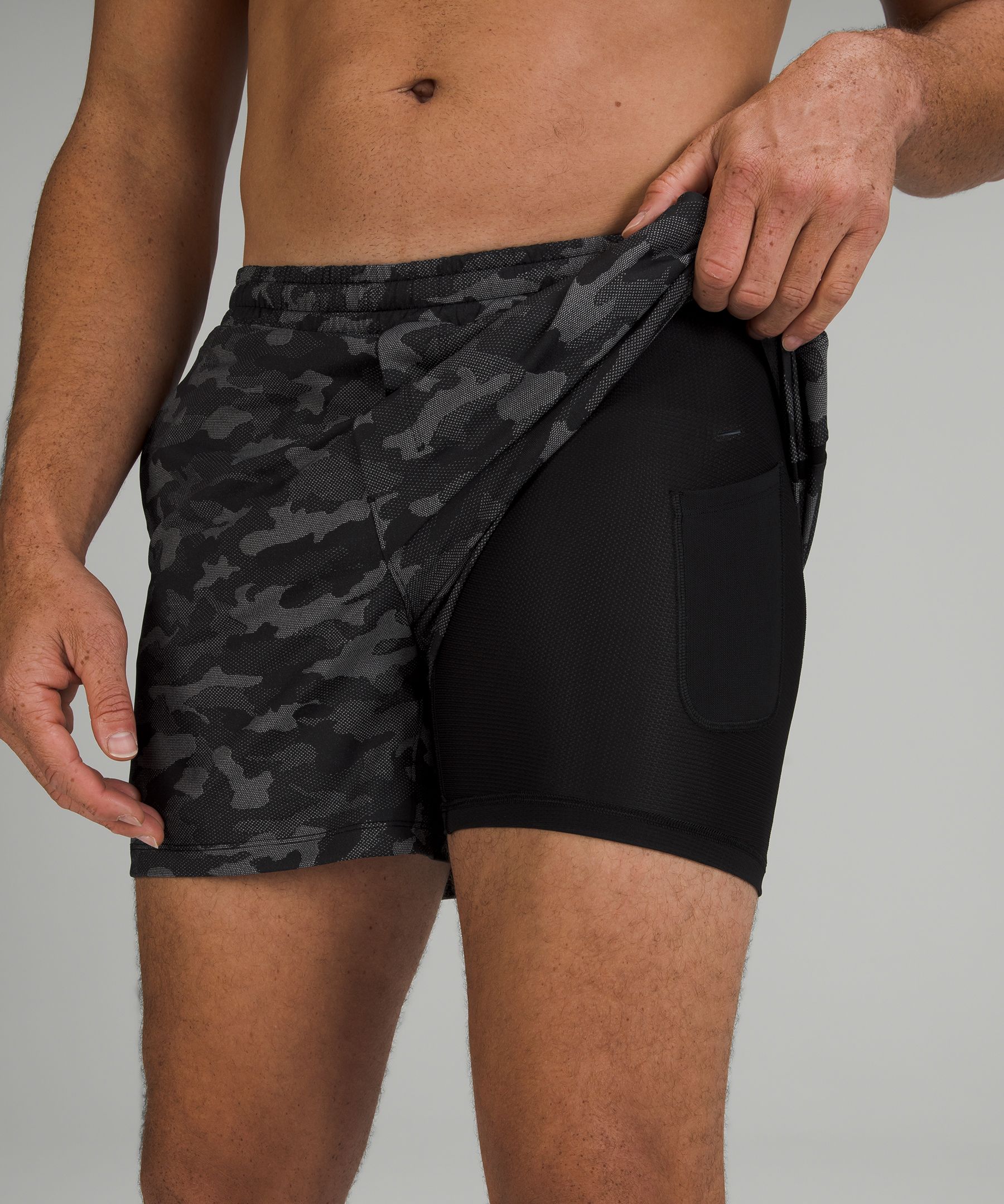 Lululemon Shorts Herre Camouflage Svarte | 23718-OSRD
