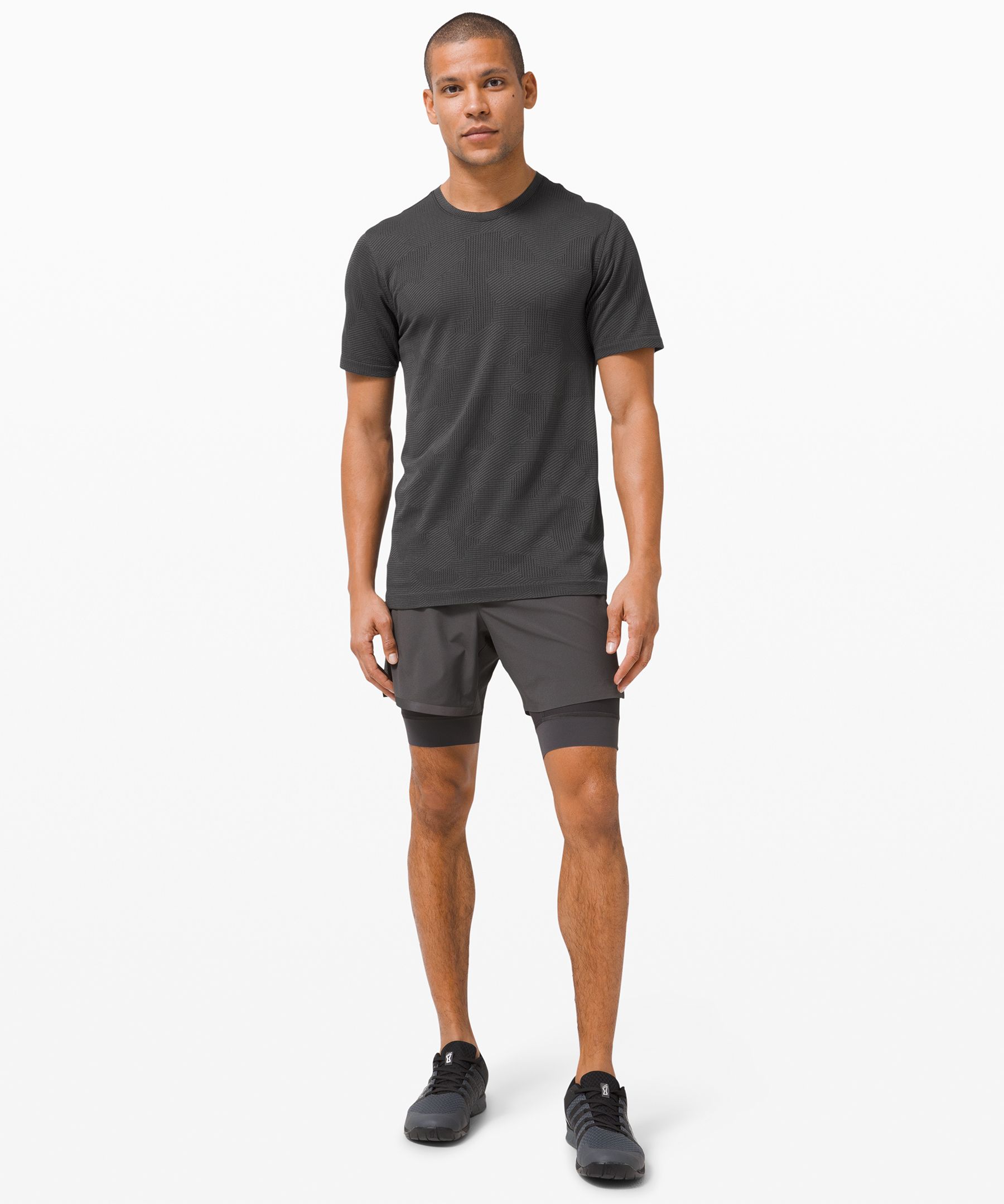 Lululemon Shorts Herre Dyp Grå | 92108-HMJF