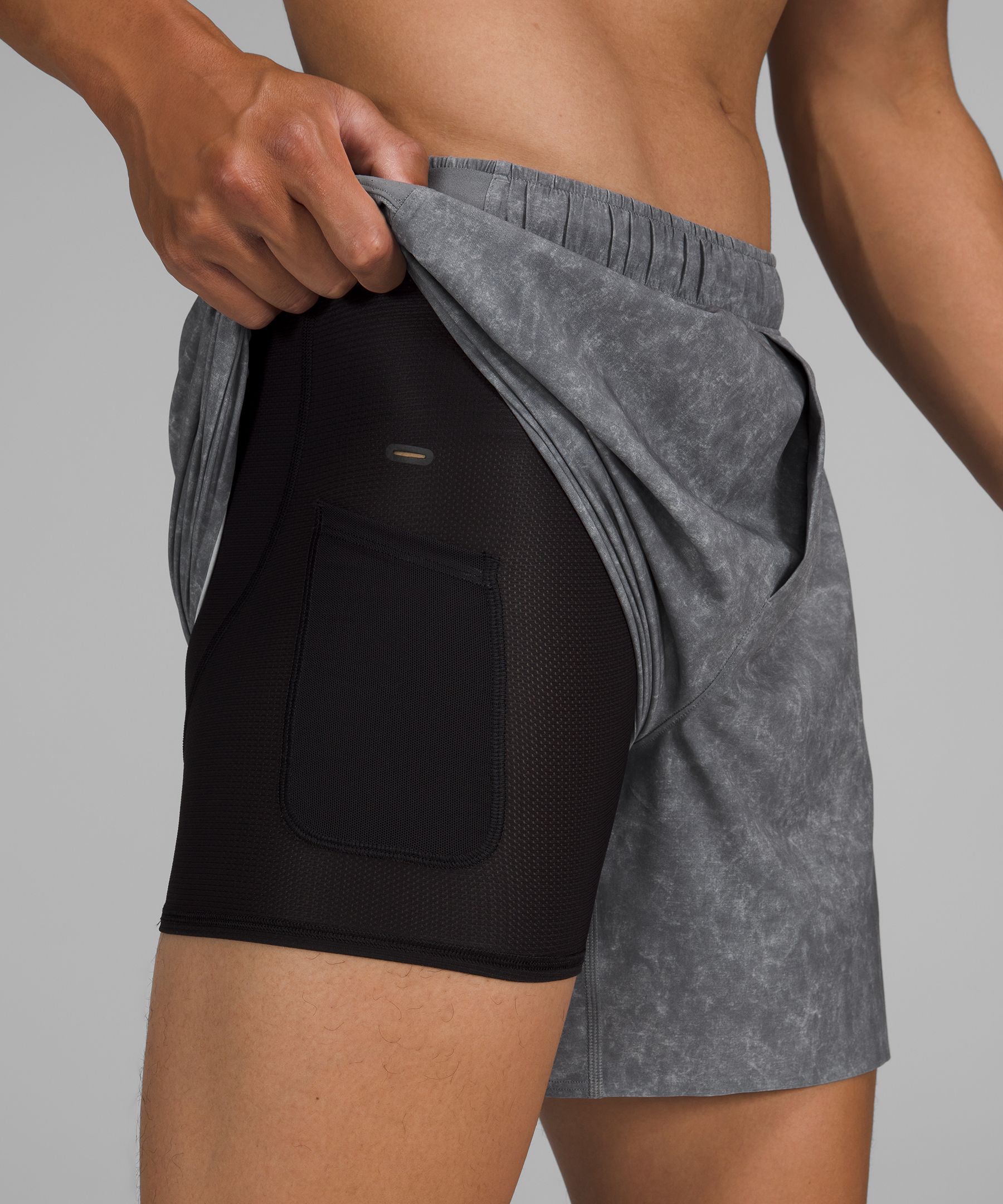 Lululemon Shorts Herre Grå | 12735-XCUE