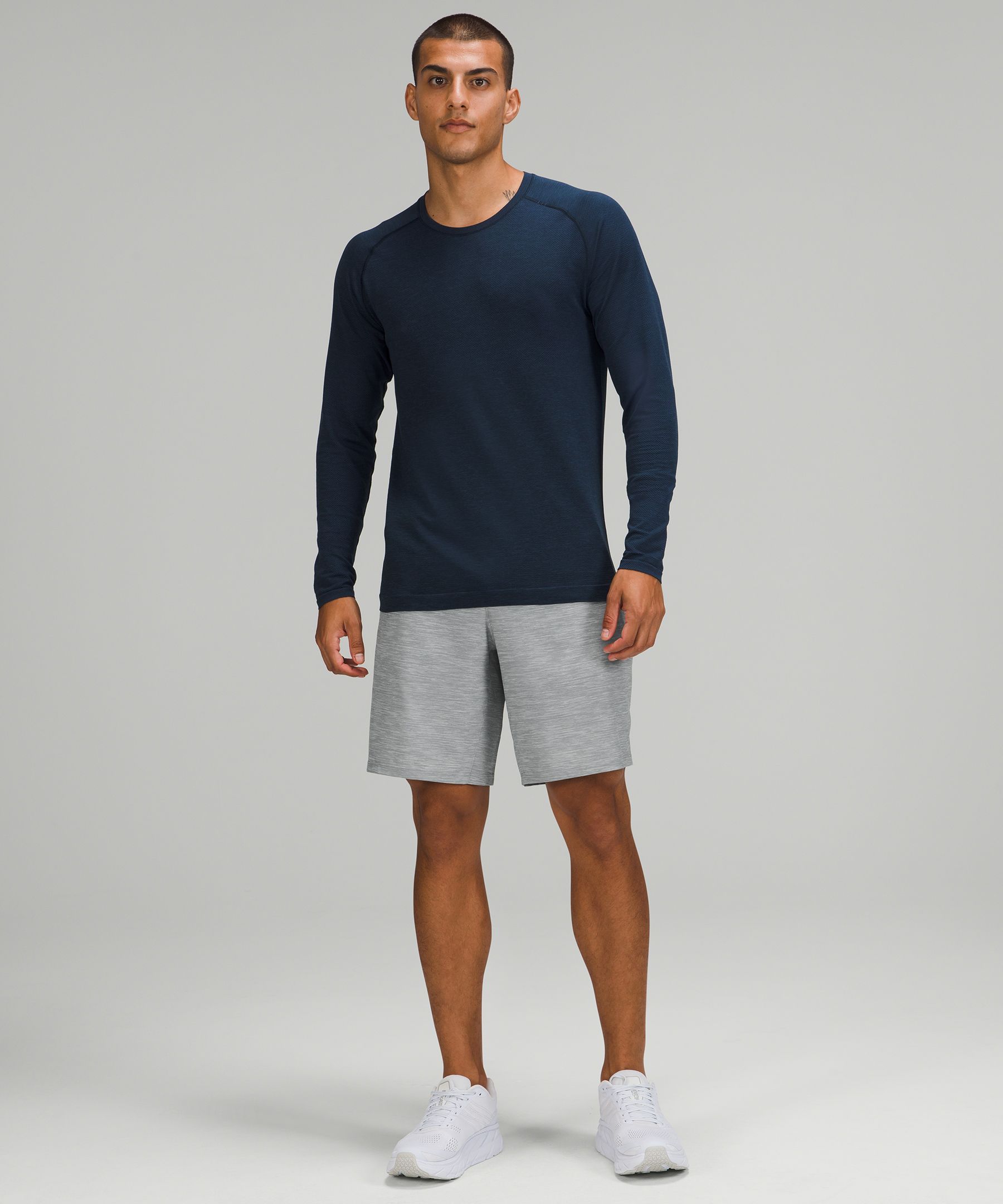 Lululemon Shorts Herre Grå | 21654-ODLJ