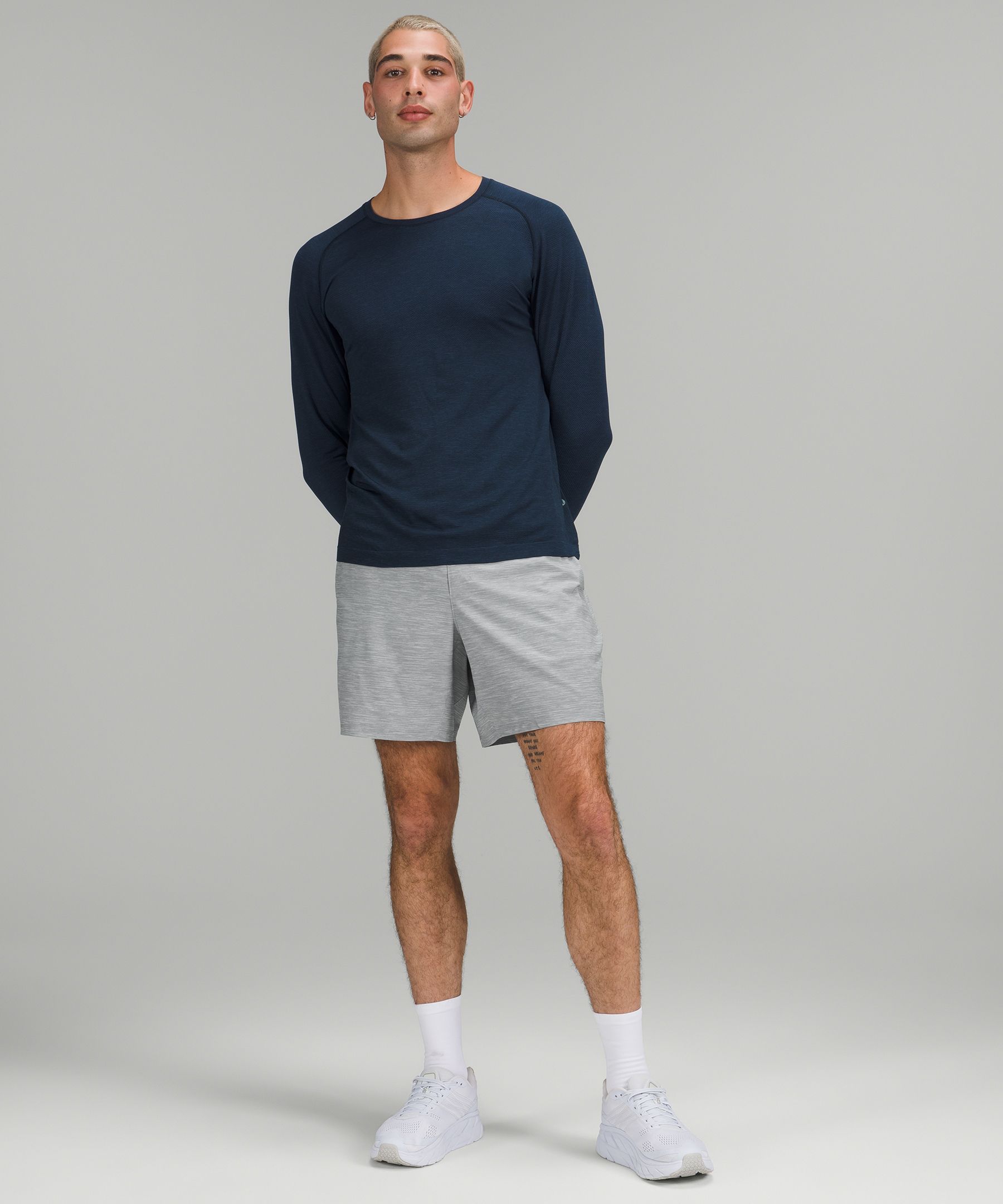 Lululemon Shorts Herre Grå | 91832-MEOD