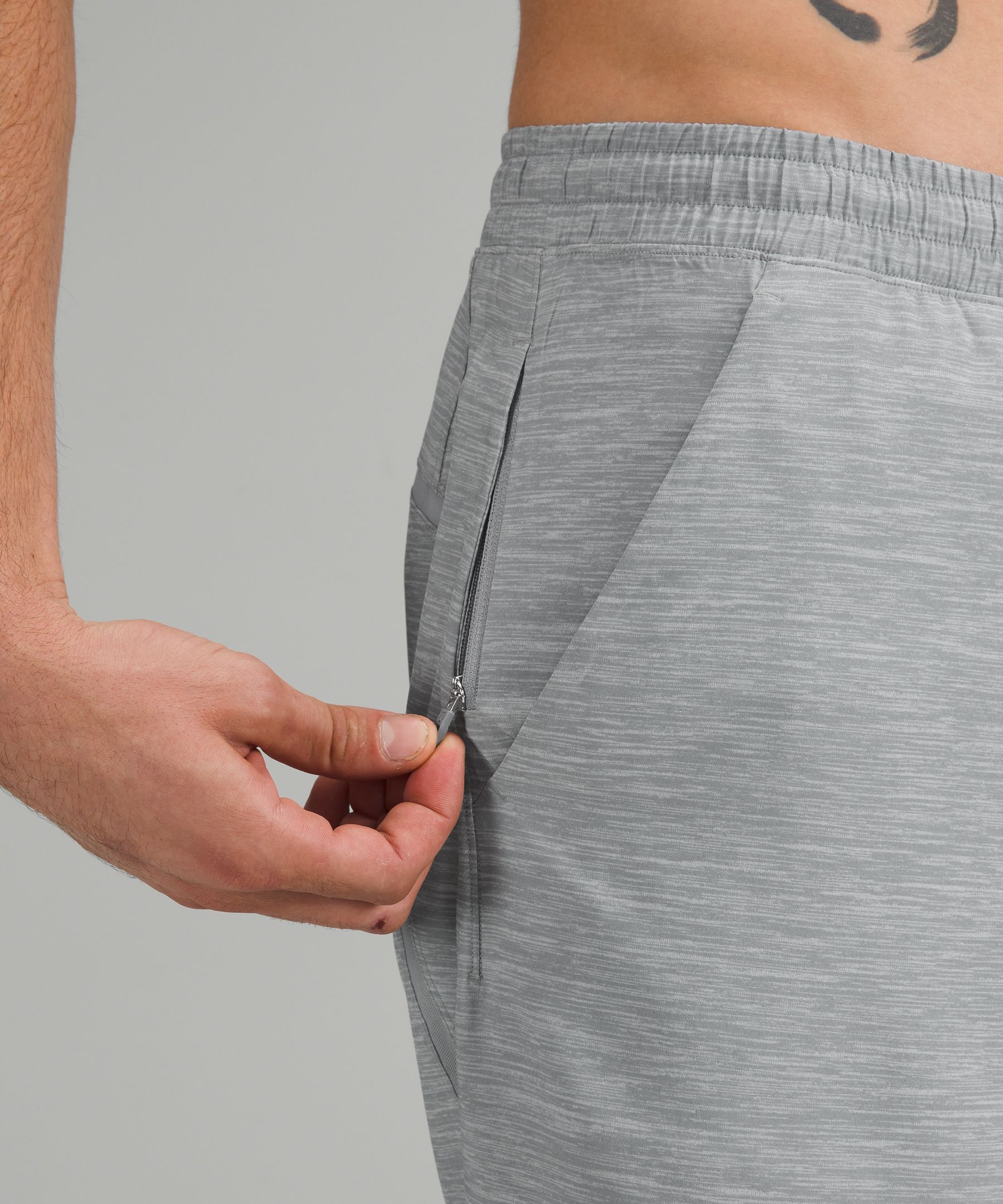 Lululemon Shorts Herre Grå | 91832-MEOD
