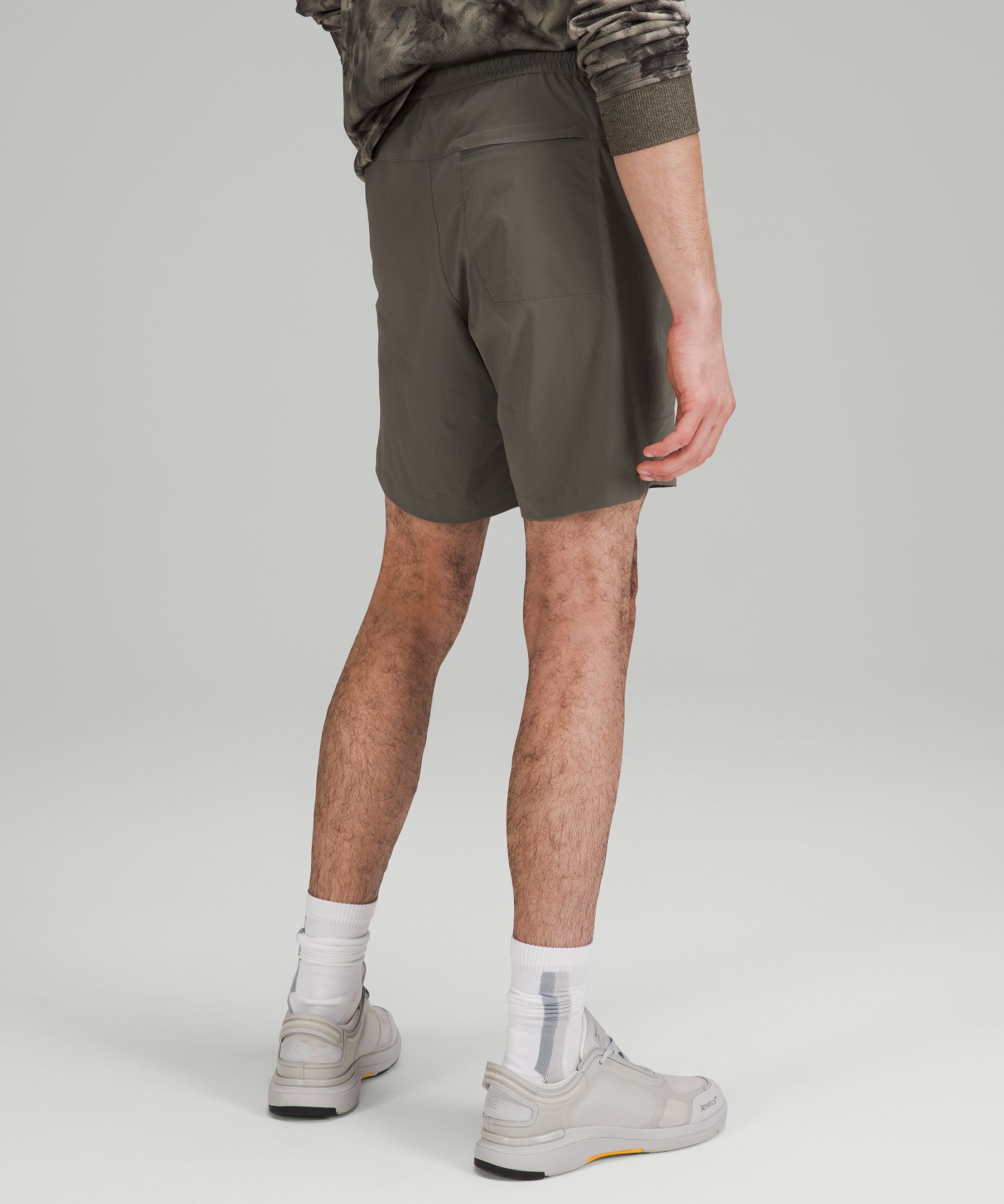 Lululemon Shorts Herre Grå Olivengrønne | 02147-FNYU