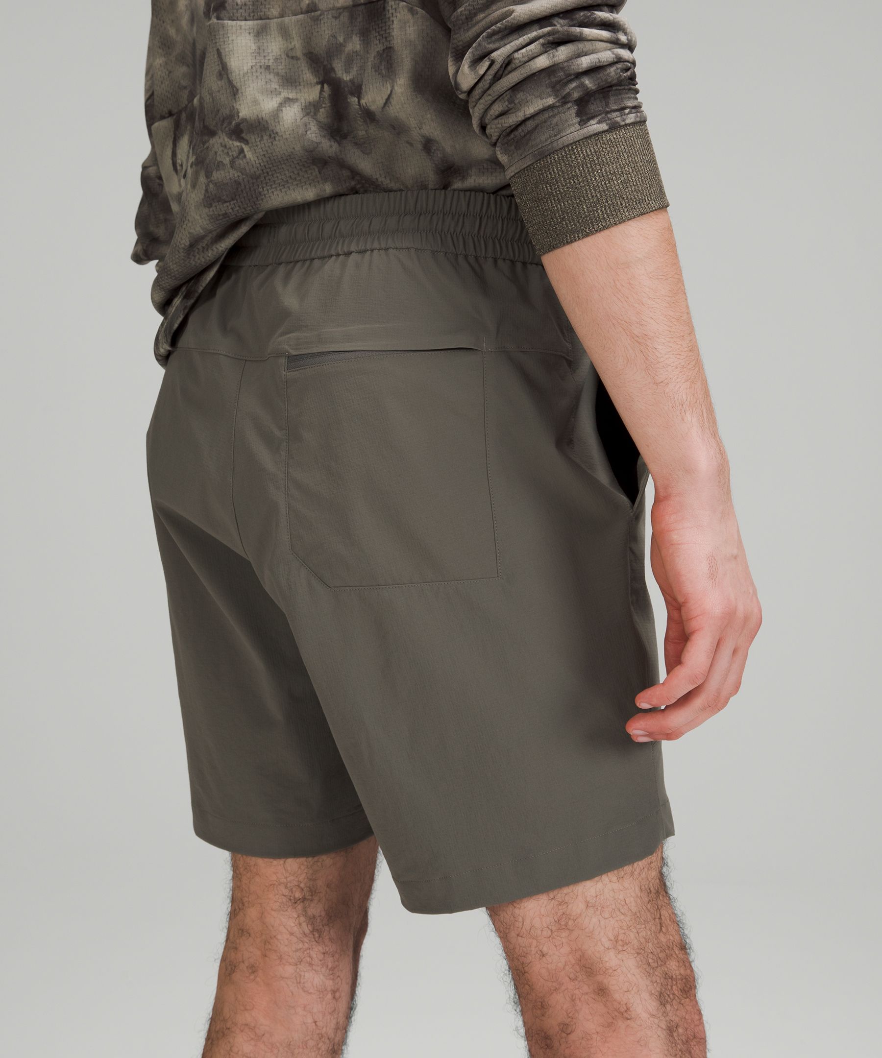 Lululemon Shorts Herre Grå Olivengrønne | 02147-FNYU