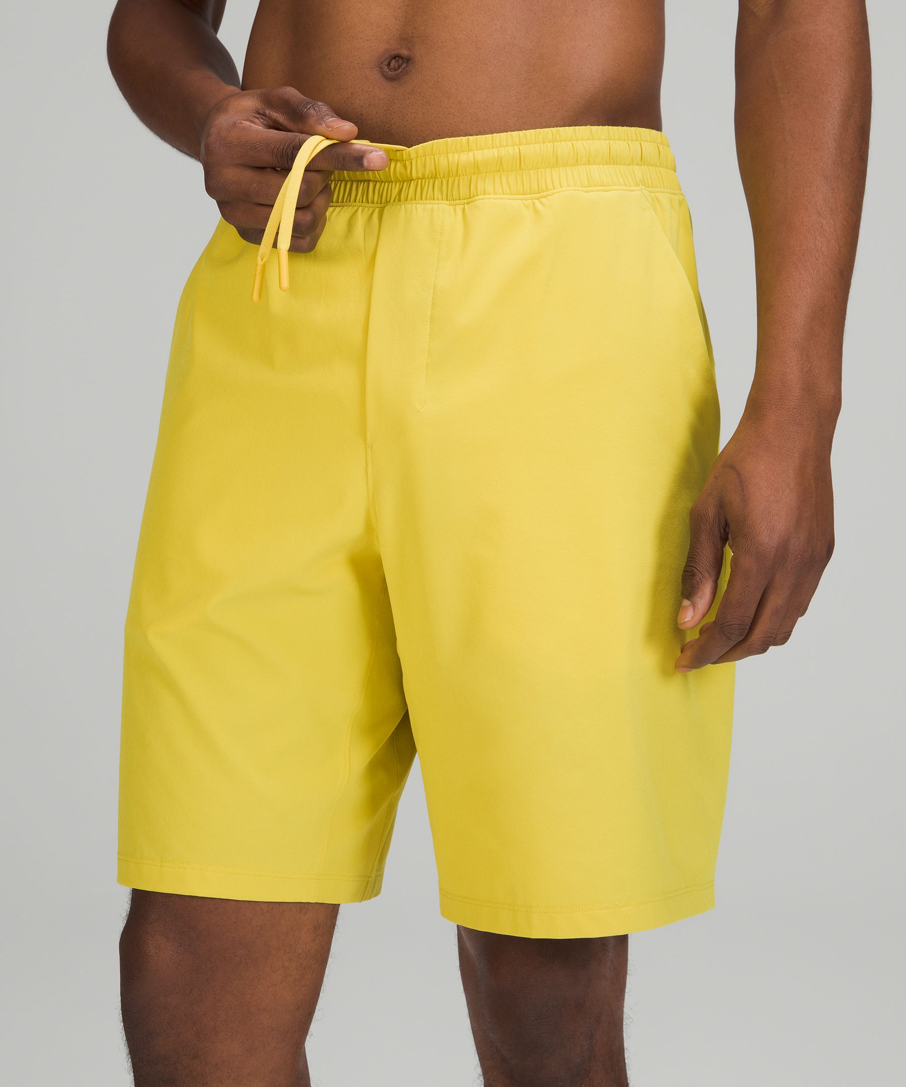 Lululemon Shorts Herre Gul | 85764-ULOA