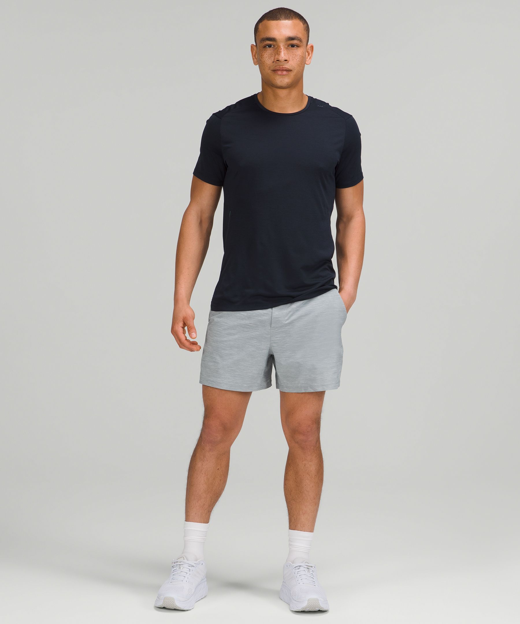 Lululemon Shorts Herre Lyse Blå | 49687-TPDW