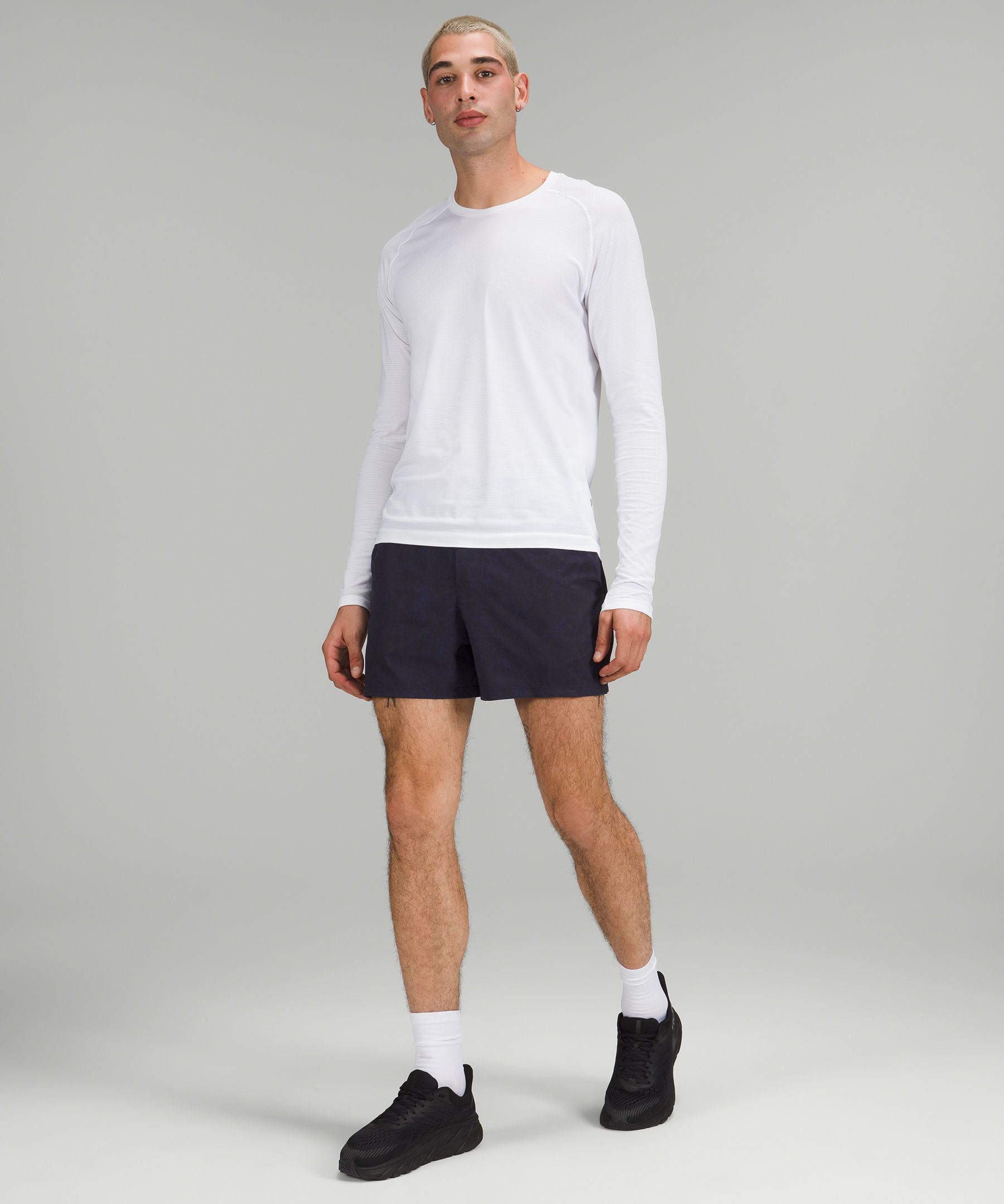 Lululemon Shorts Herre Marineblå | 03794-HLVD