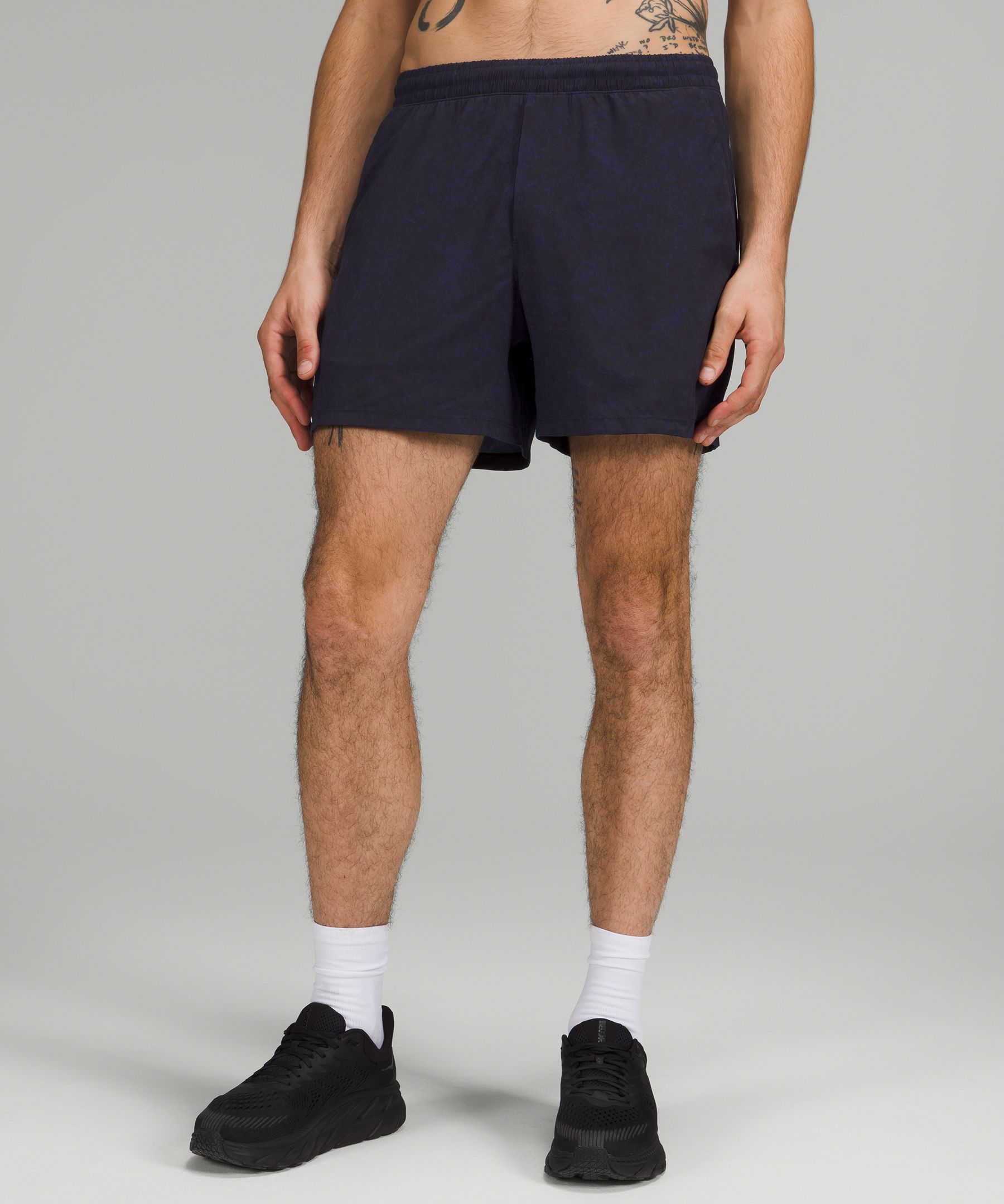 Lululemon Shorts Herre Marineblå | 03794-HLVD