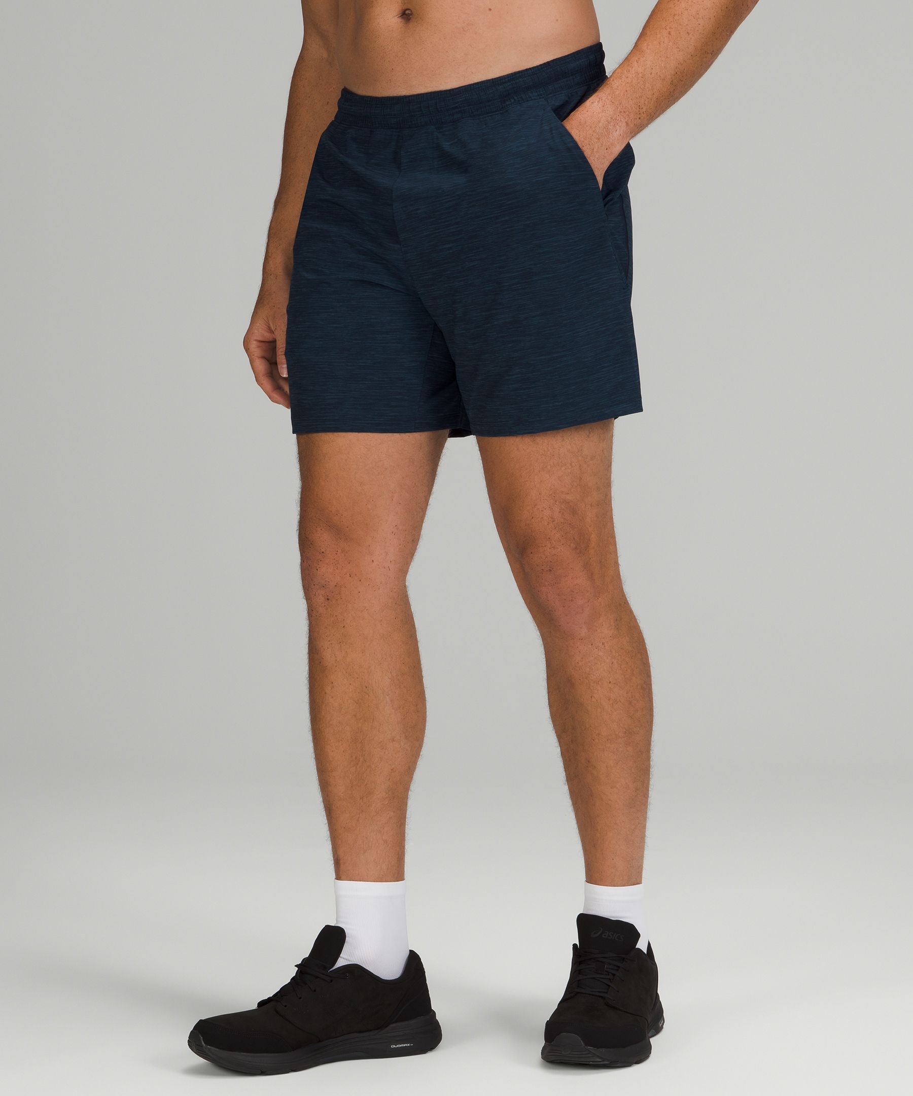 Lululemon Shorts Herre Marineblå | 15936-CPQG