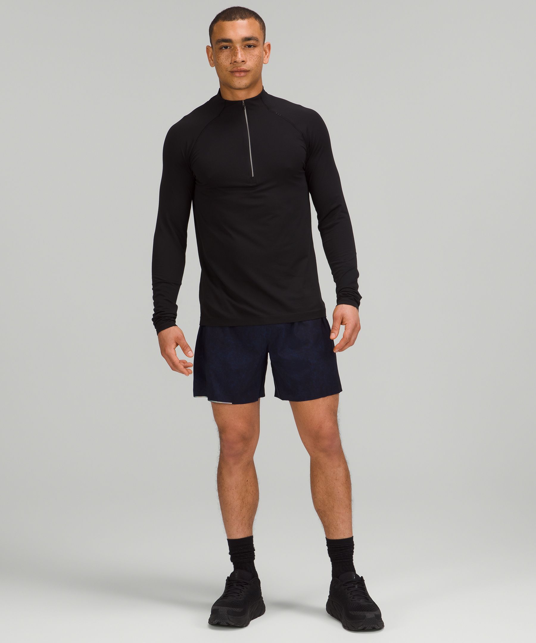 Lululemon Shorts Herre Marineblå | 26450-NBSX