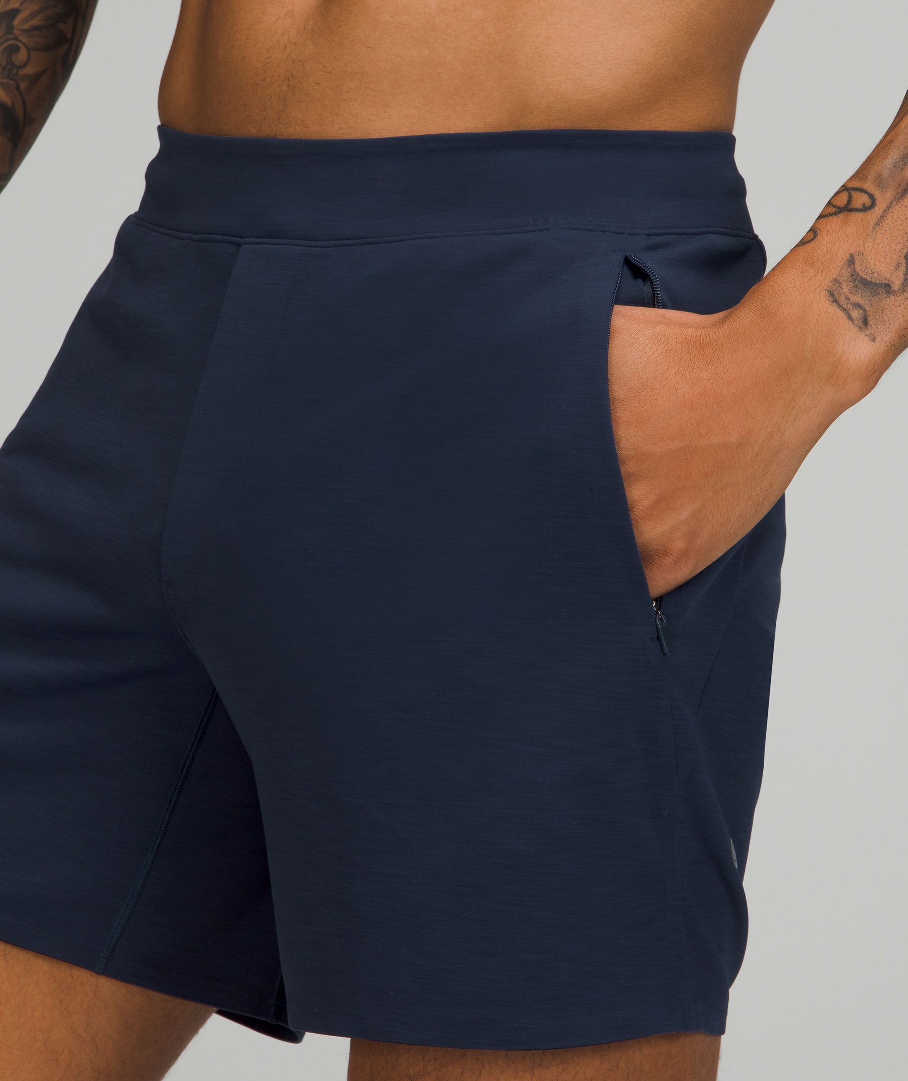 Lululemon Shorts Herre Marineblå | 30415-RBEI