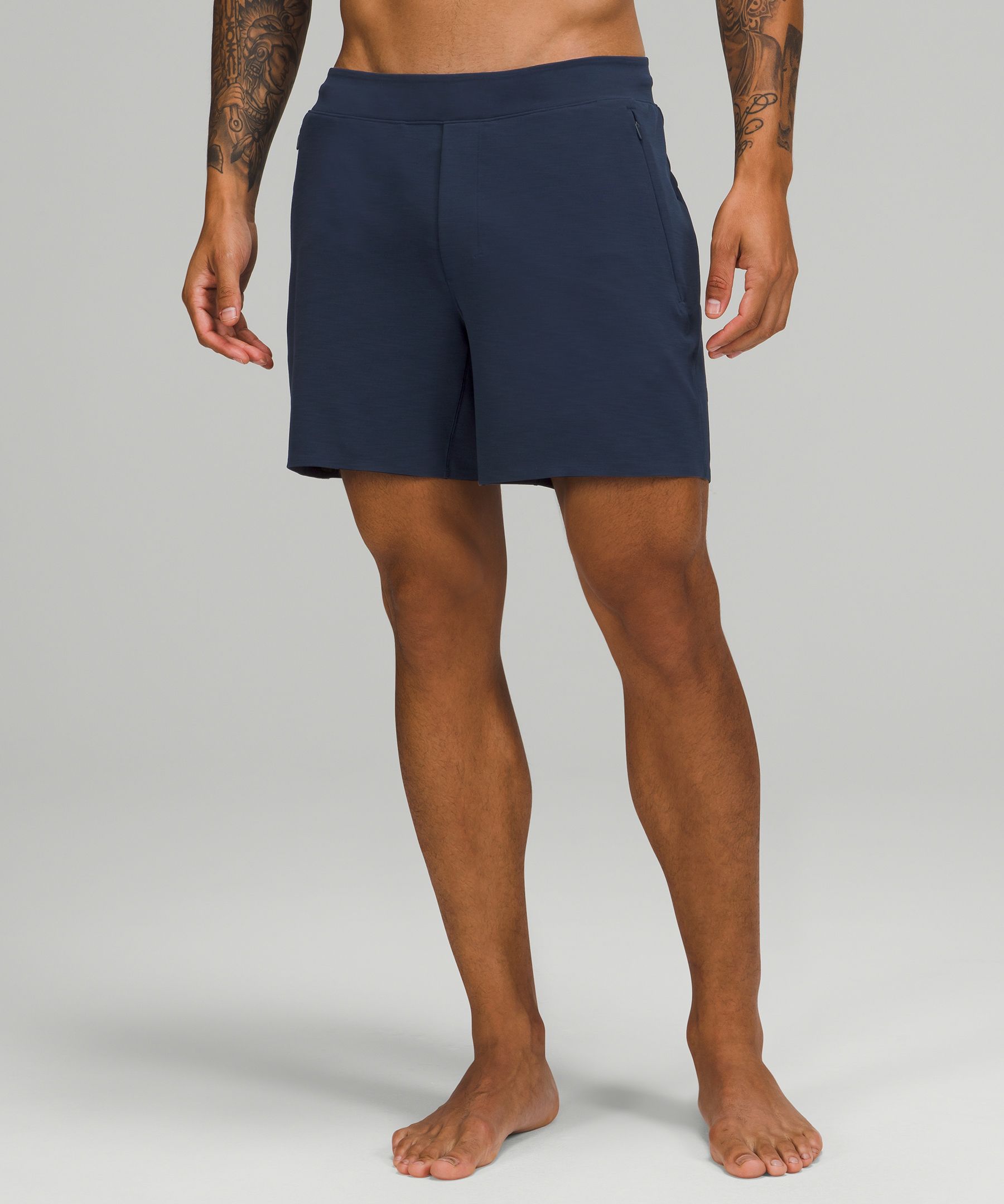 Lululemon Shorts Herre Marineblå | 30415-RBEI
