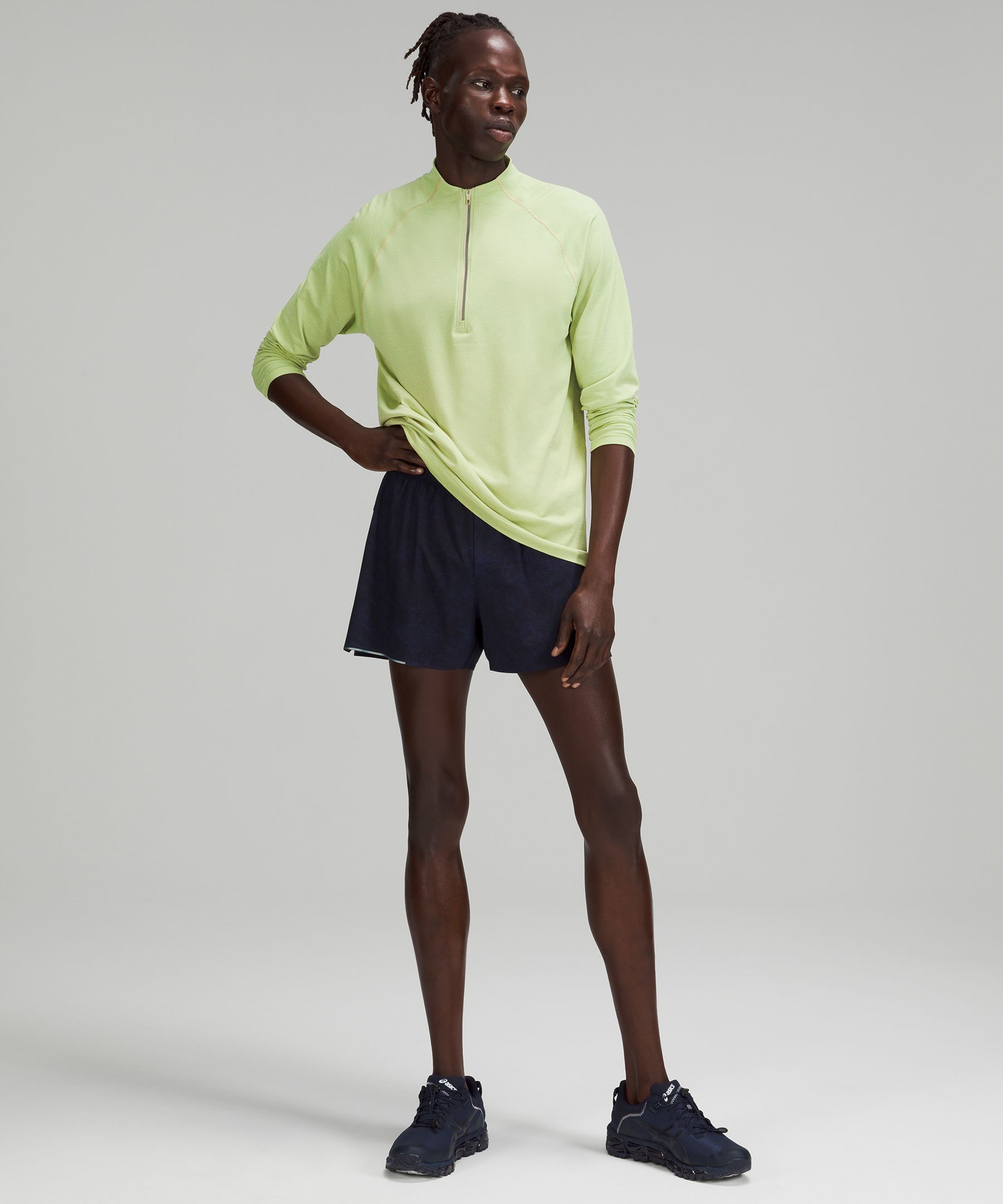 Lululemon Shorts Herre Marineblå | 54138-FRIT