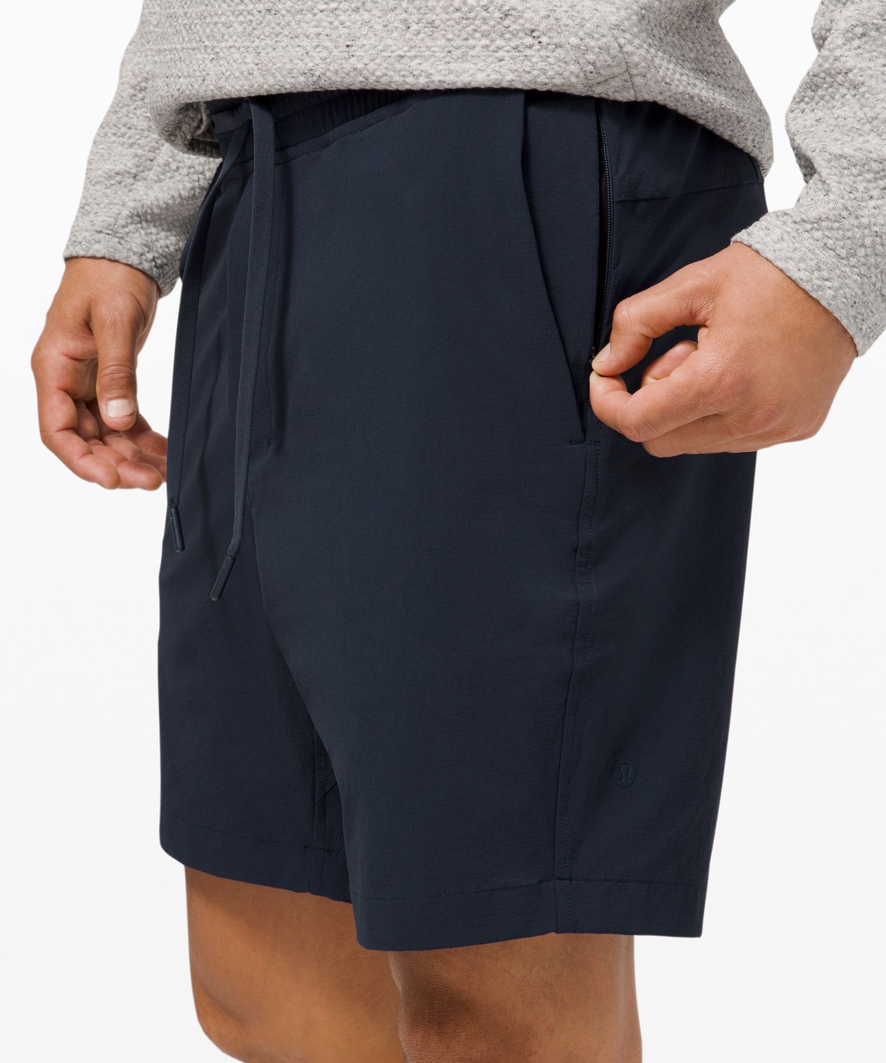 Lululemon Shorts Herre Marineblå | 59743-UYOG