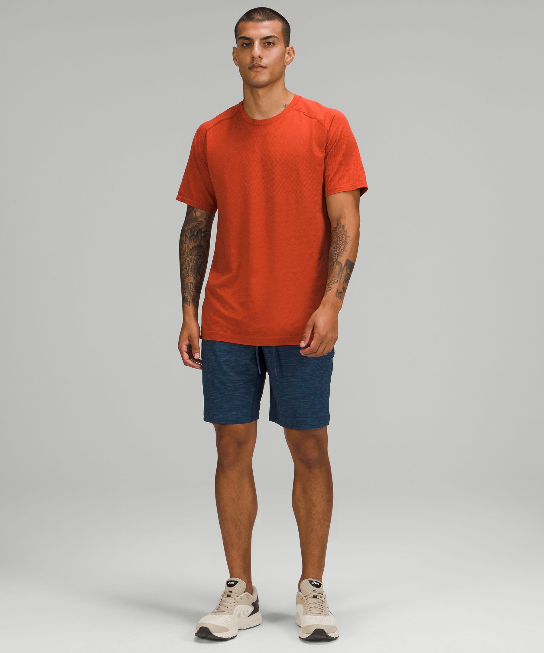 Lululemon Shorts Herre Marineblå | 69354-BVUZ