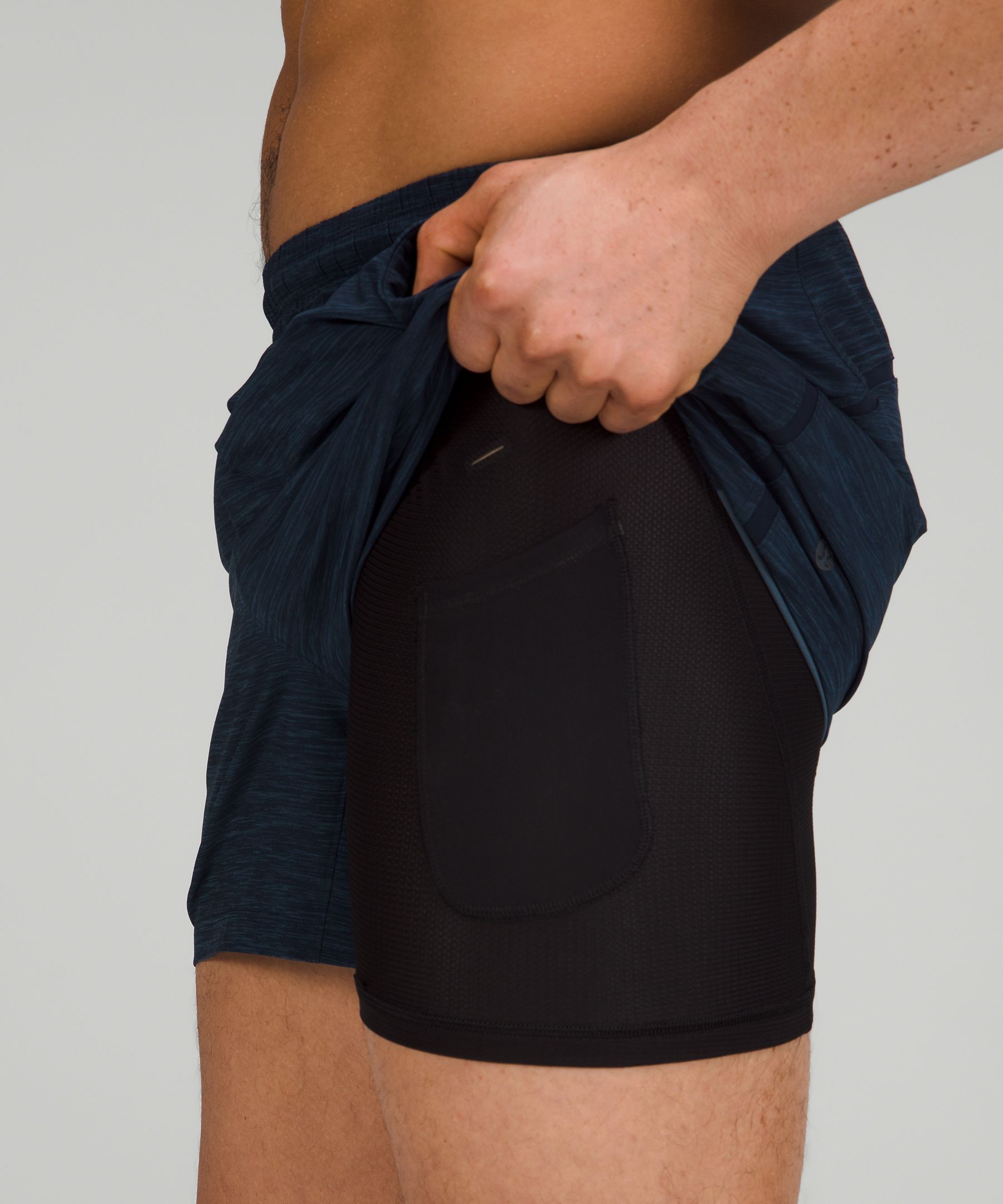 Lululemon Shorts Herre Marineblå | 69540-DEMI