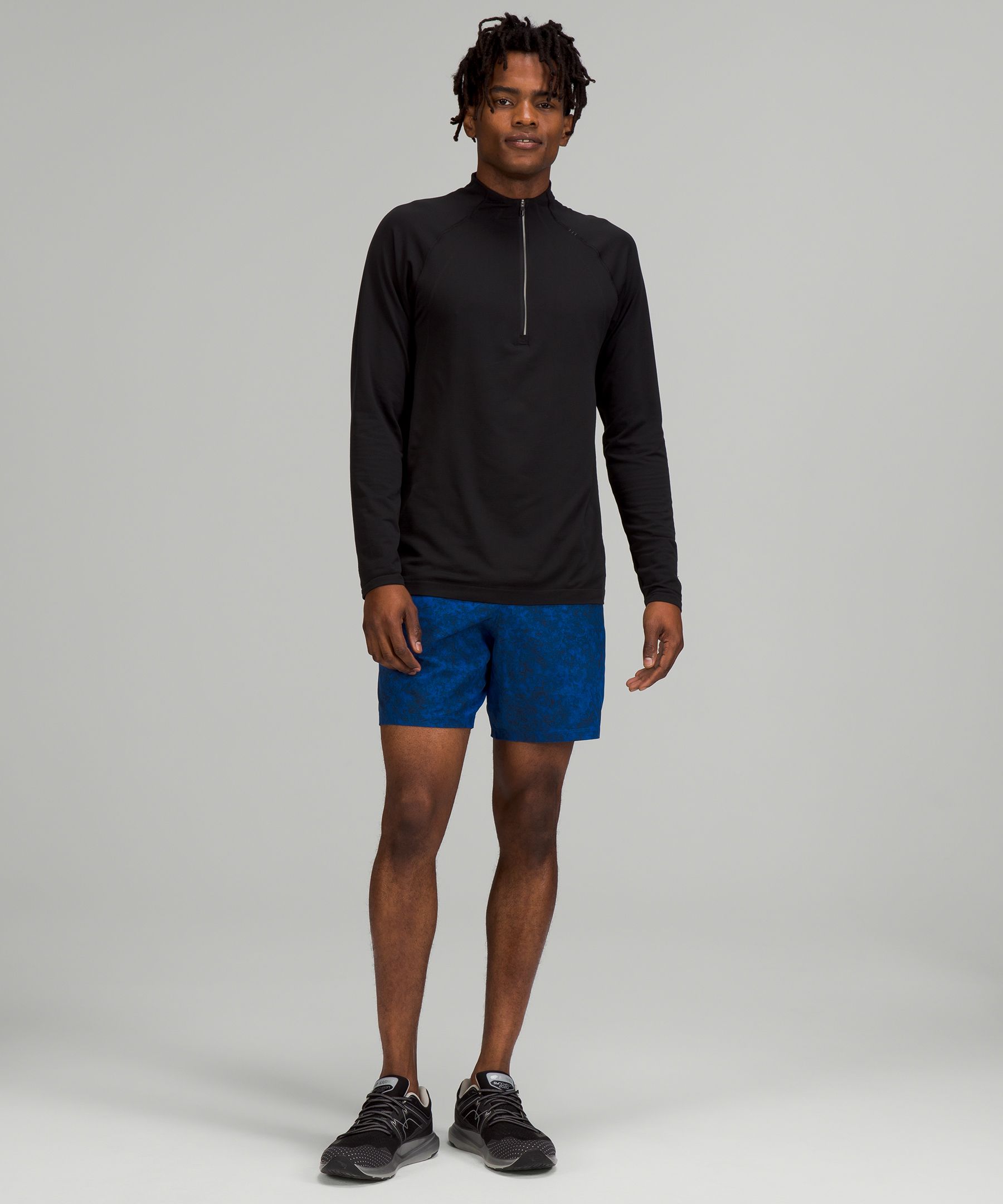 Lululemon Shorts Herre Marineblå | 80714-LXKJ