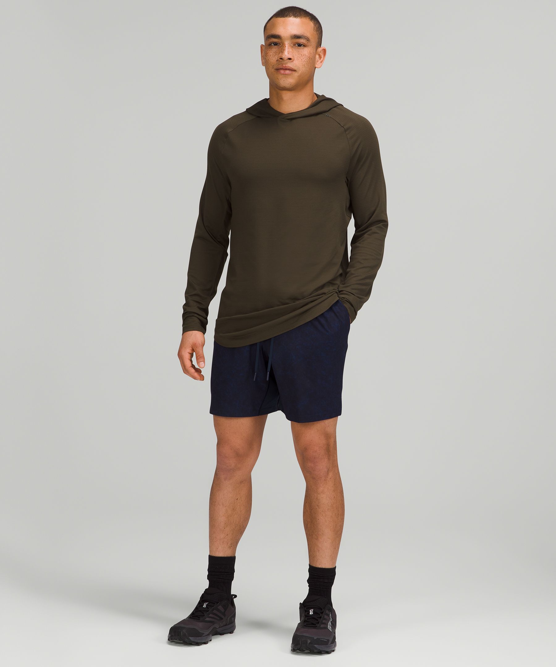Lululemon Shorts Herre Marineblå | 84960-IQXF