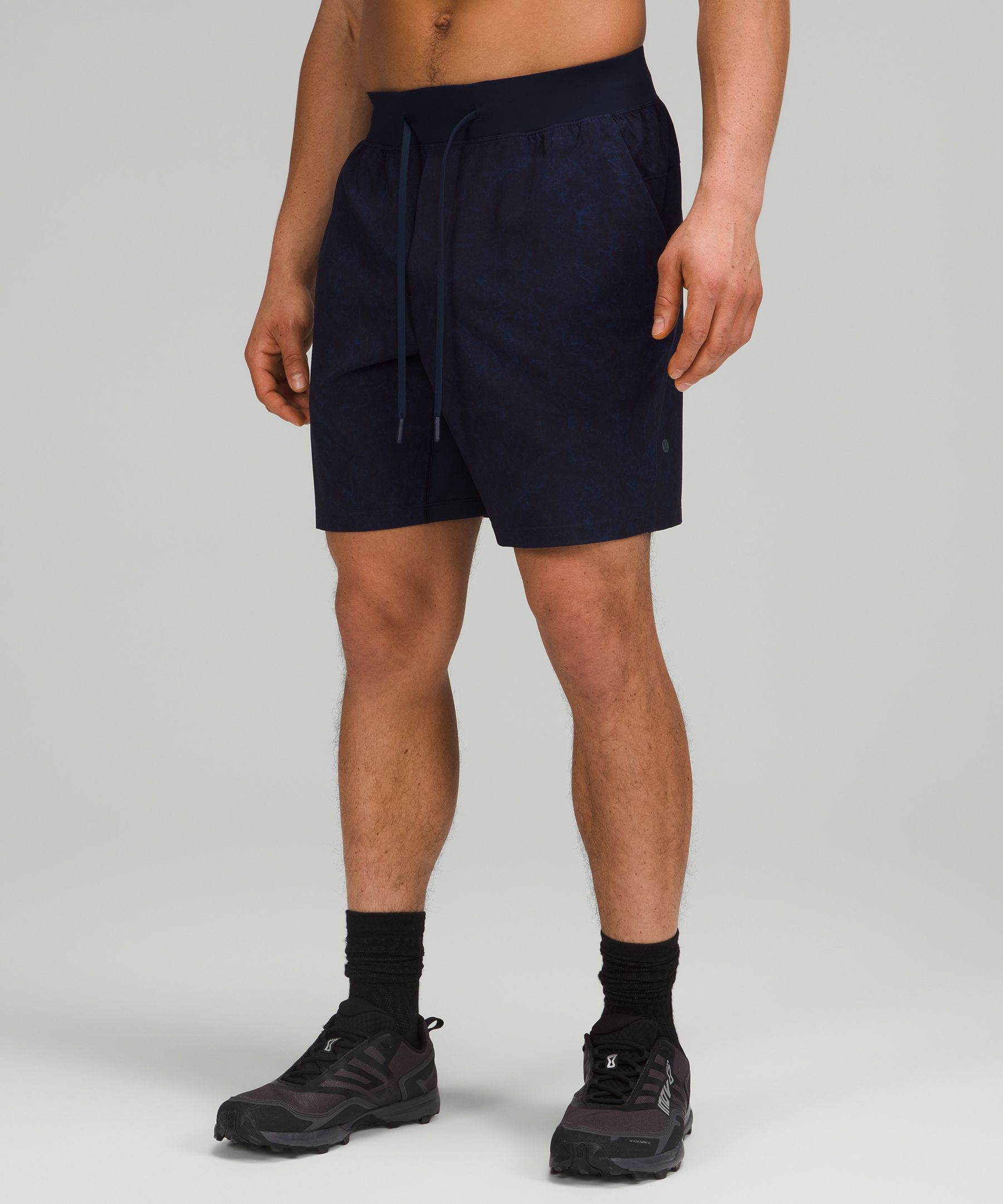 Lululemon Shorts Herre Marineblå | 84960-IQXF