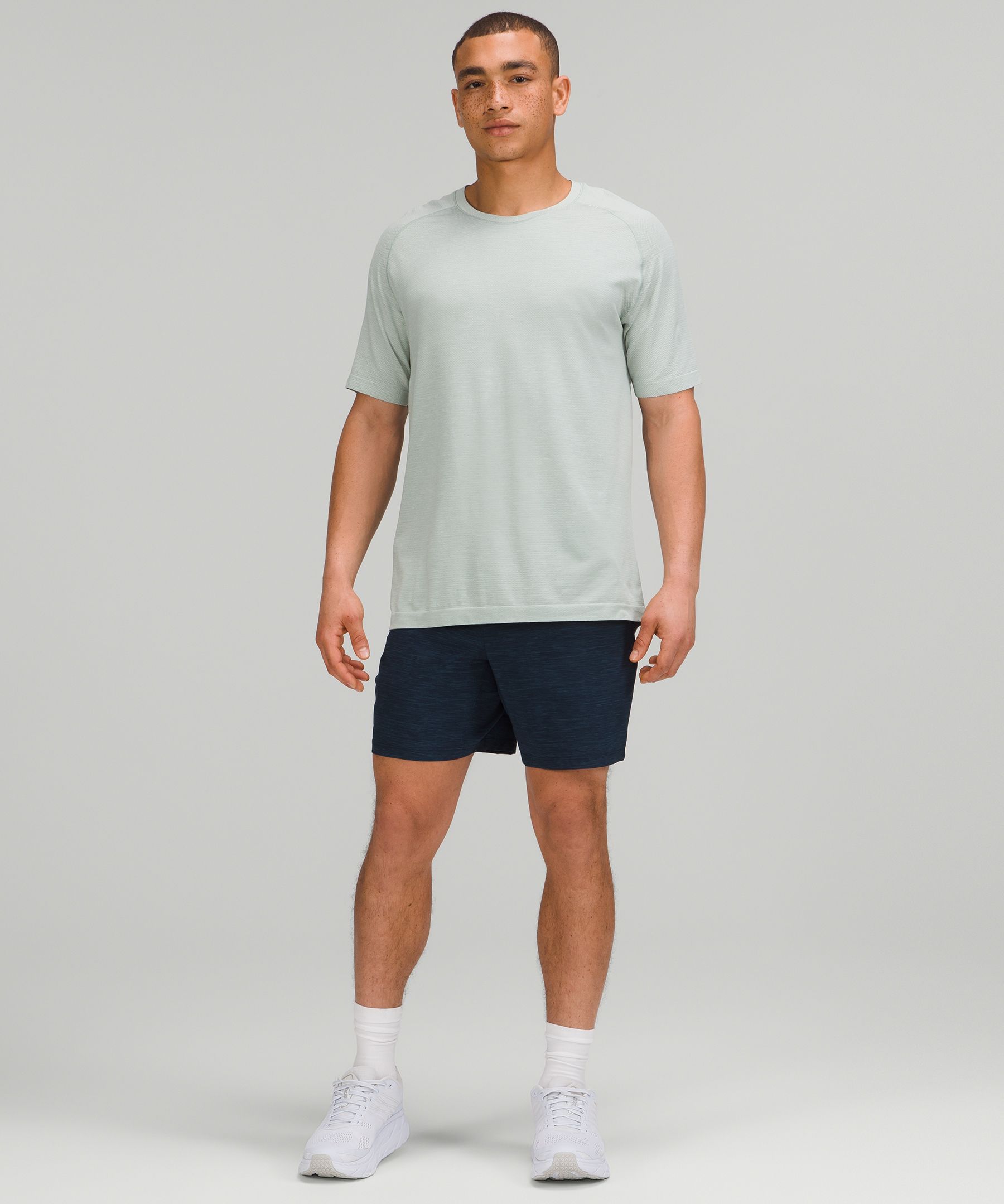 Lululemon Shorts Herre Marineblå | 85023-KZBM