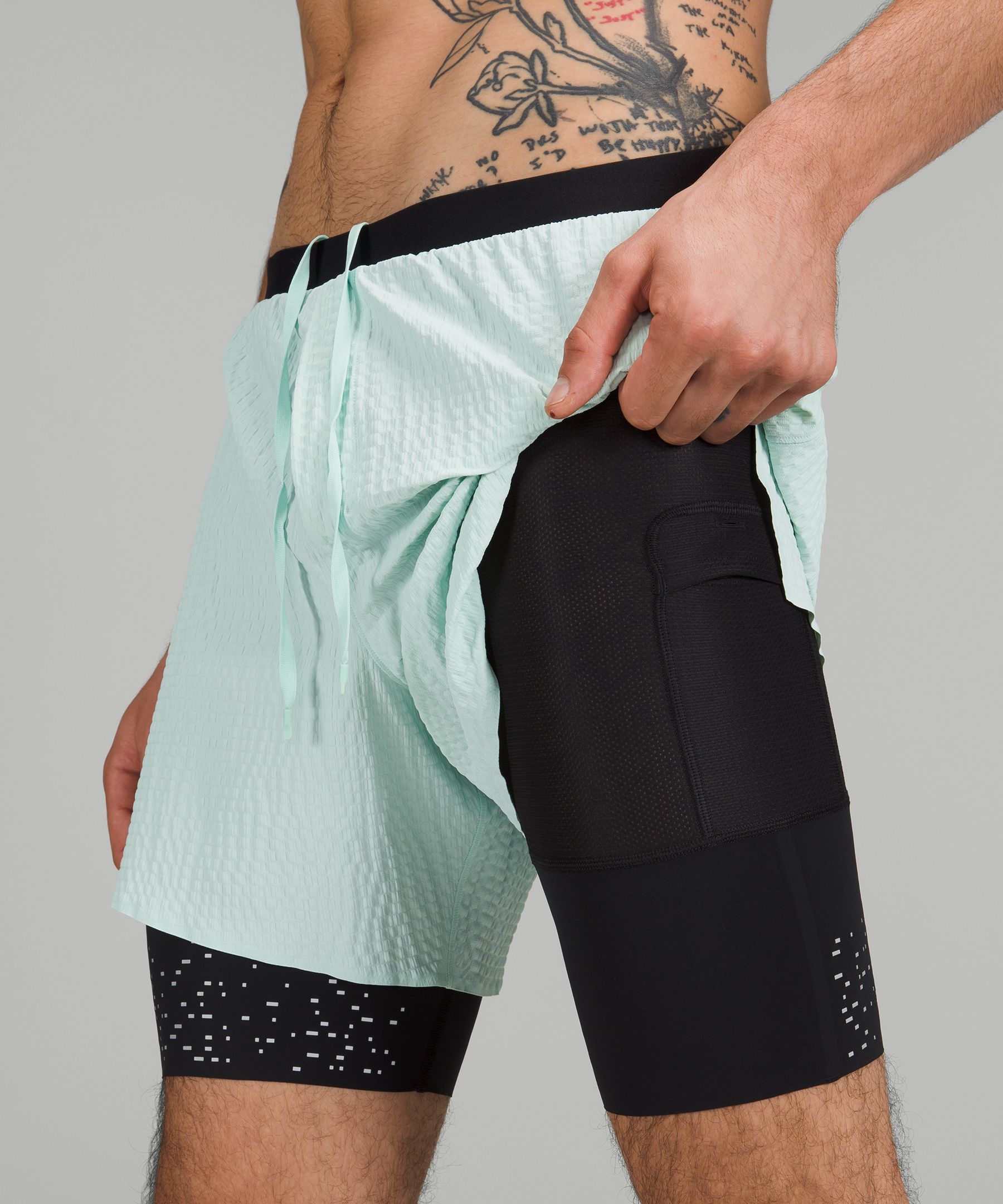 Lululemon Shorts Herre Mint | 80934-HJCN