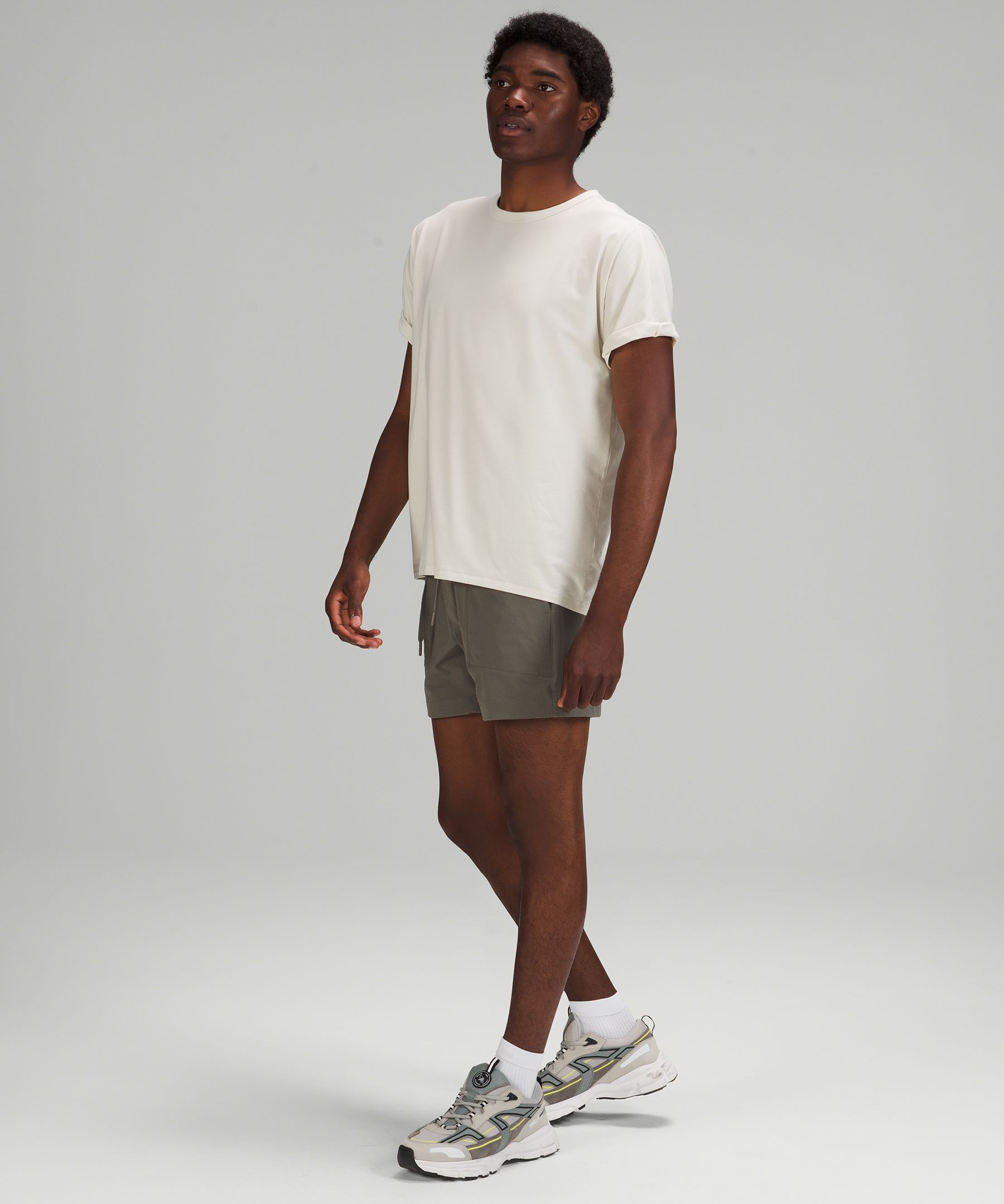 Lululemon Shorts Herre Mørke Grå | 19403-TCBO