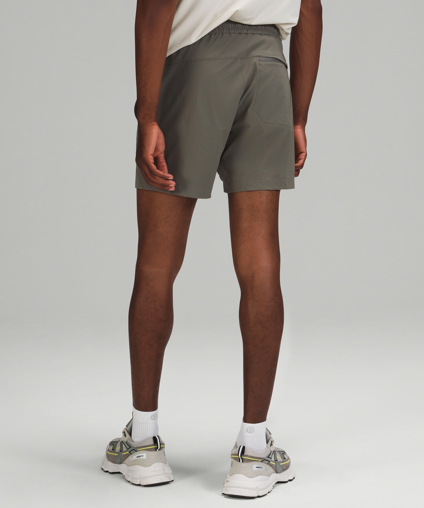 Lululemon Shorts Herre Mørke Grå | 19403-TCBO