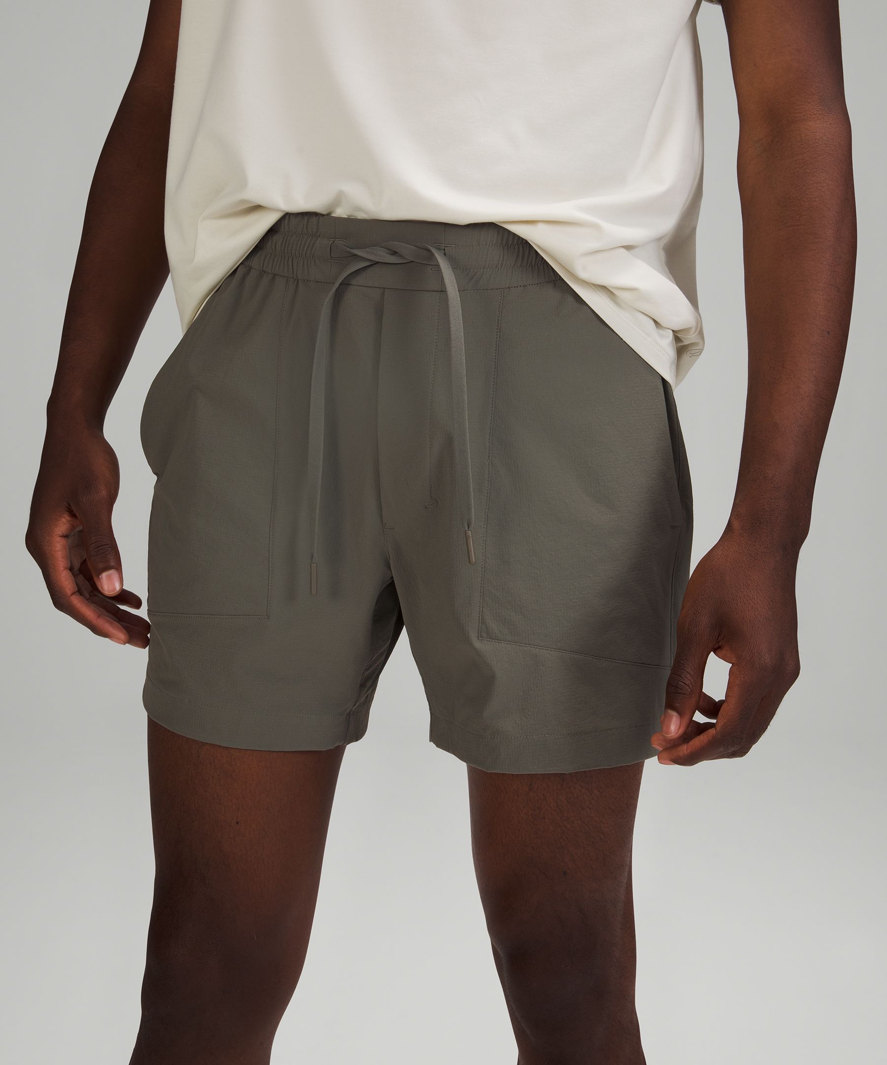 Lululemon Shorts Herre Mørke Grå | 19403-TCBO